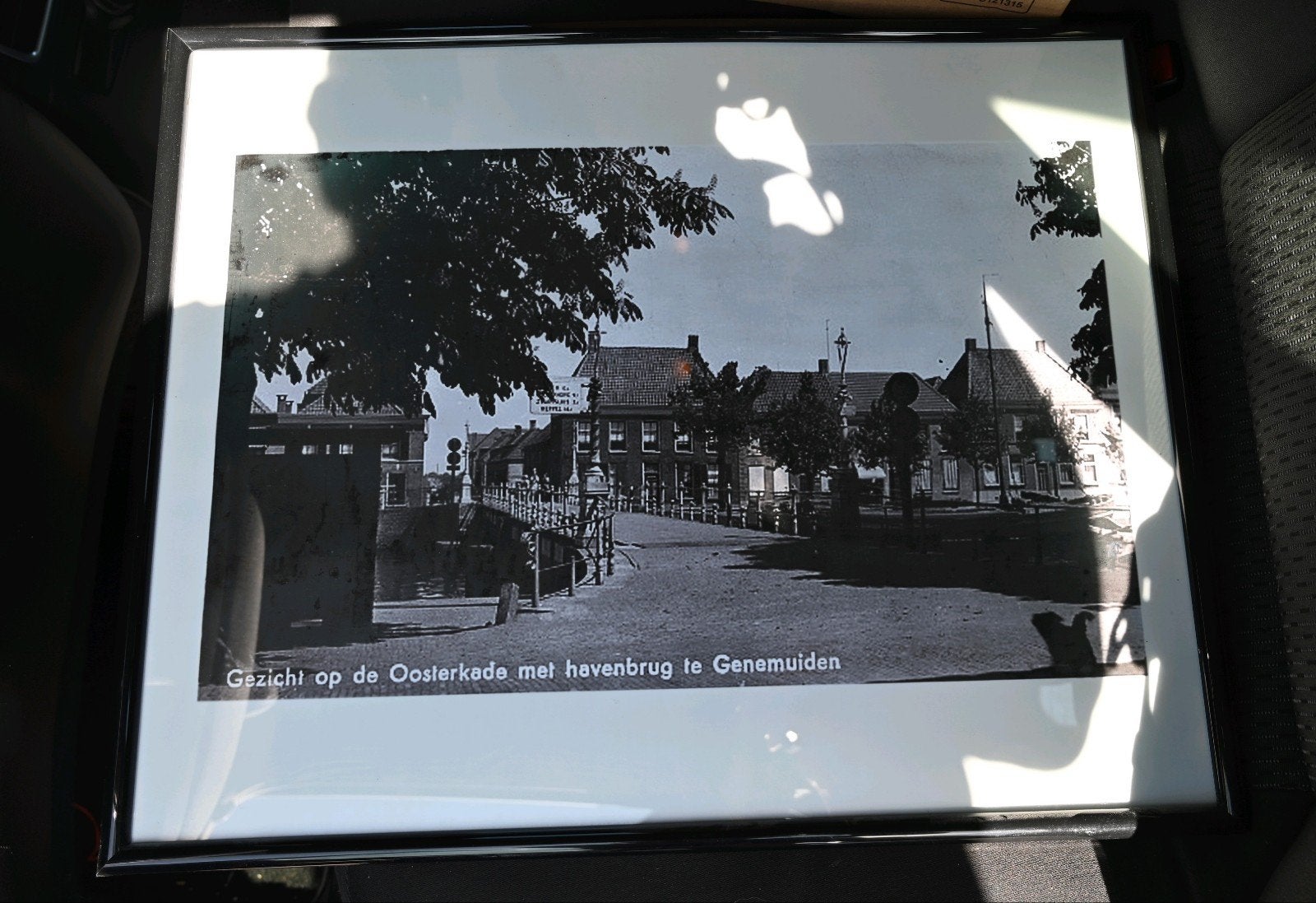 Orginele Foto van havenbrug te Genemuiden  lang geleden, Ophalen of Verzenden, Foto