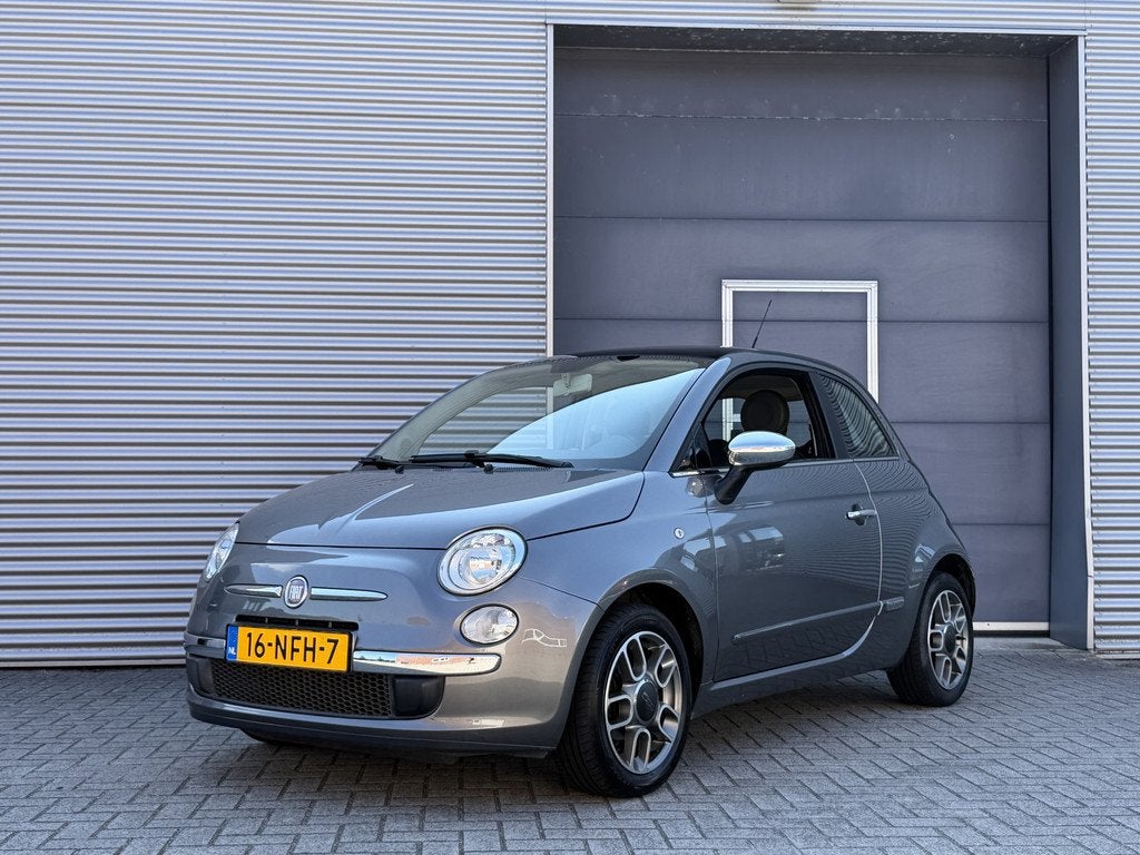 Fiat 500 1.2 Lounge I Automaat I Airco I Leder I Pano.dak, Auto's, Fiat, Euro 5, Gebruikt, 4 cilinders, Bedrijf