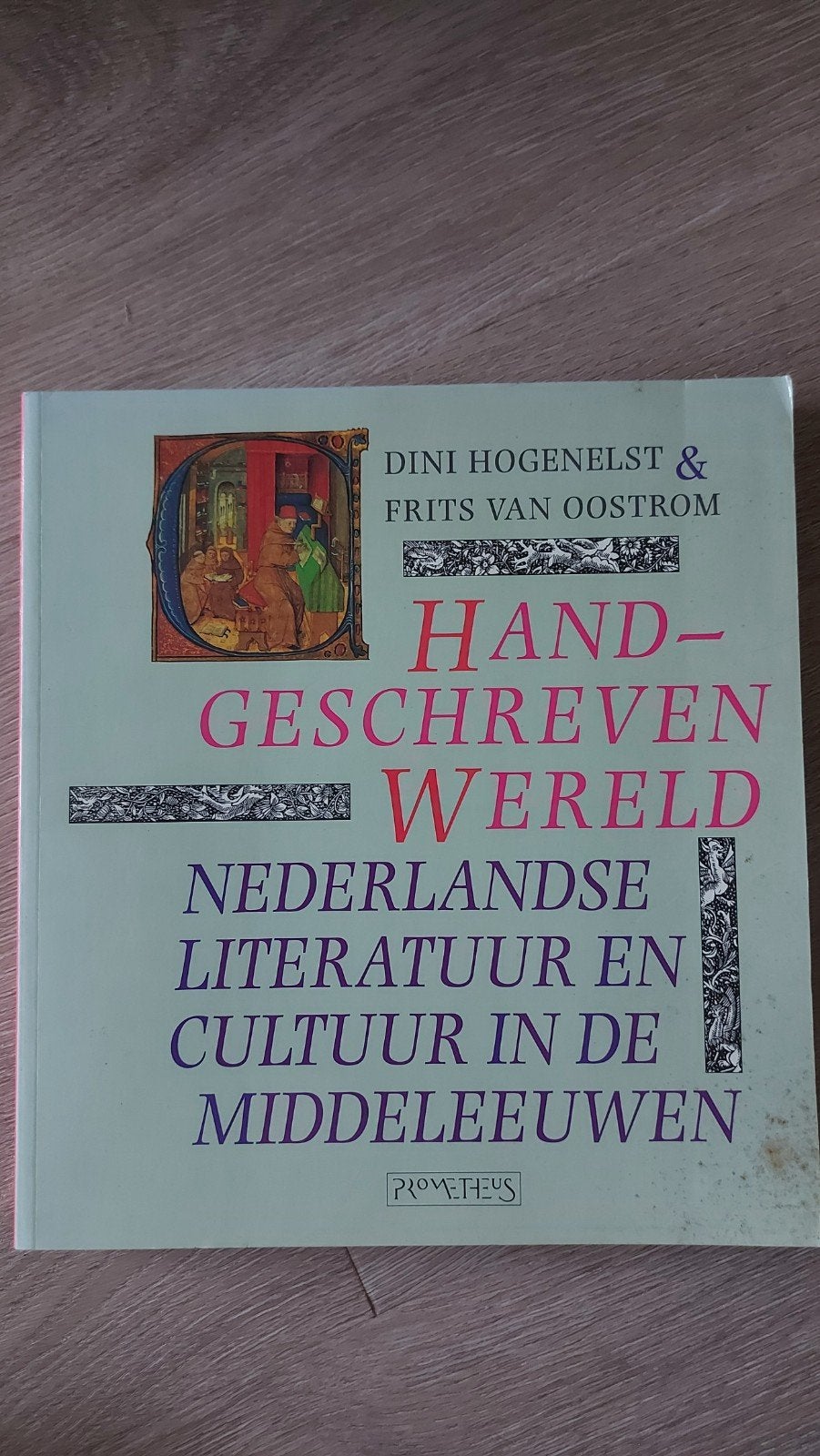 F3: Handgeschreven Wereld: Nederlandse literatuur Middeleeuw, Boeken, Ophalen of Verzenden, Gelezen, Dini Hogenelst & Frits van Oostrom