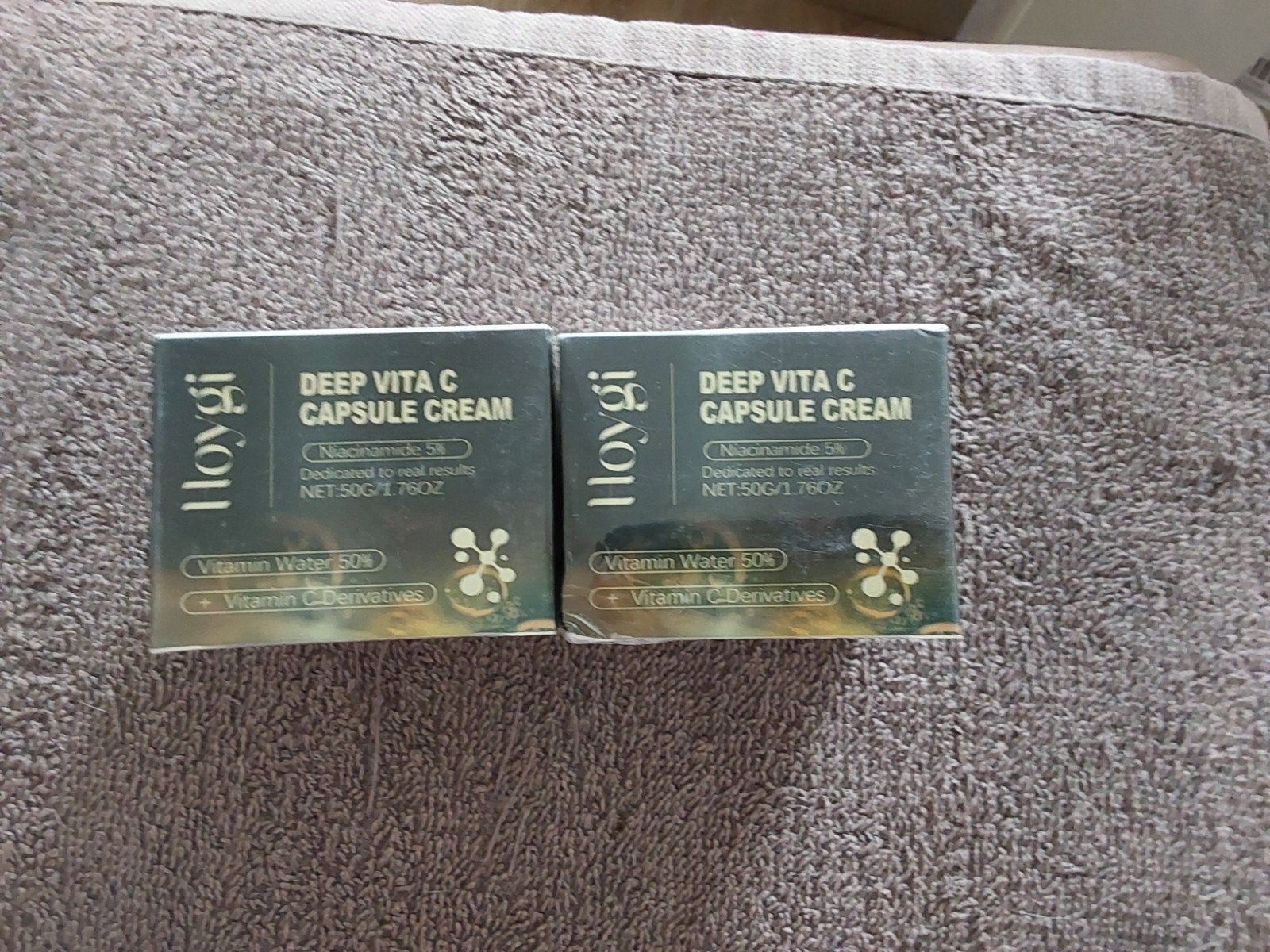 2x HOYGI Deep Vitamine C Capsule Cream Dagcrème 50g Nieuw, Ophalen