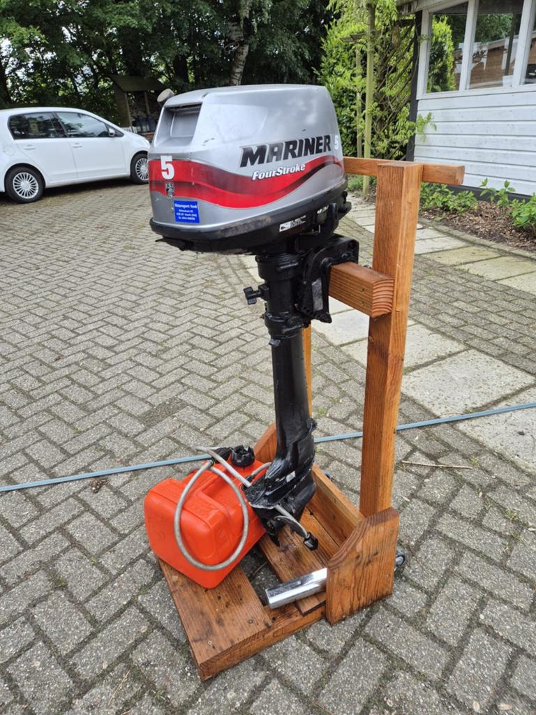 Mariner Fourstroke 5 PK buitenboordmotor, Watersport en Boten, Bootonderdelen, Gebruikt, Ophalen