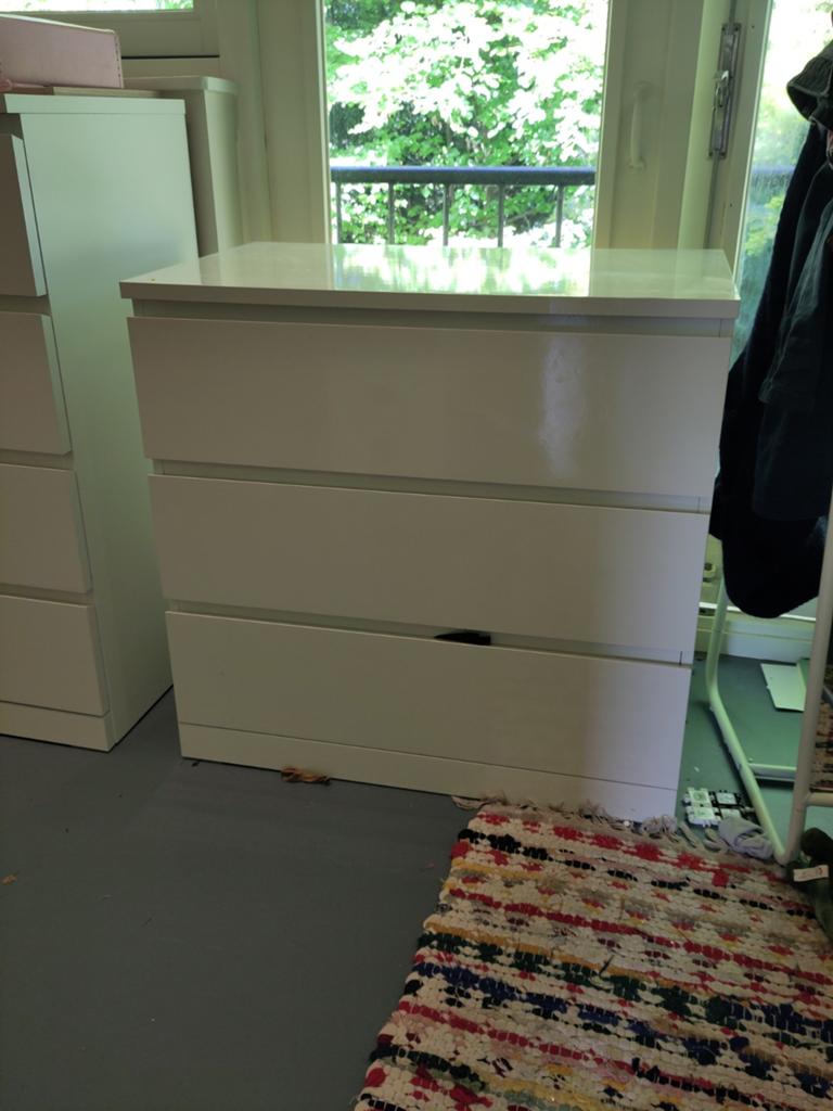 Malm Ikea Kast, Huis en Inrichting, Kasten | Ladekasten, Zo goed als nieuw, Minder dan 100 cm, 25 tot 50 cm, 50 tot 100 cm