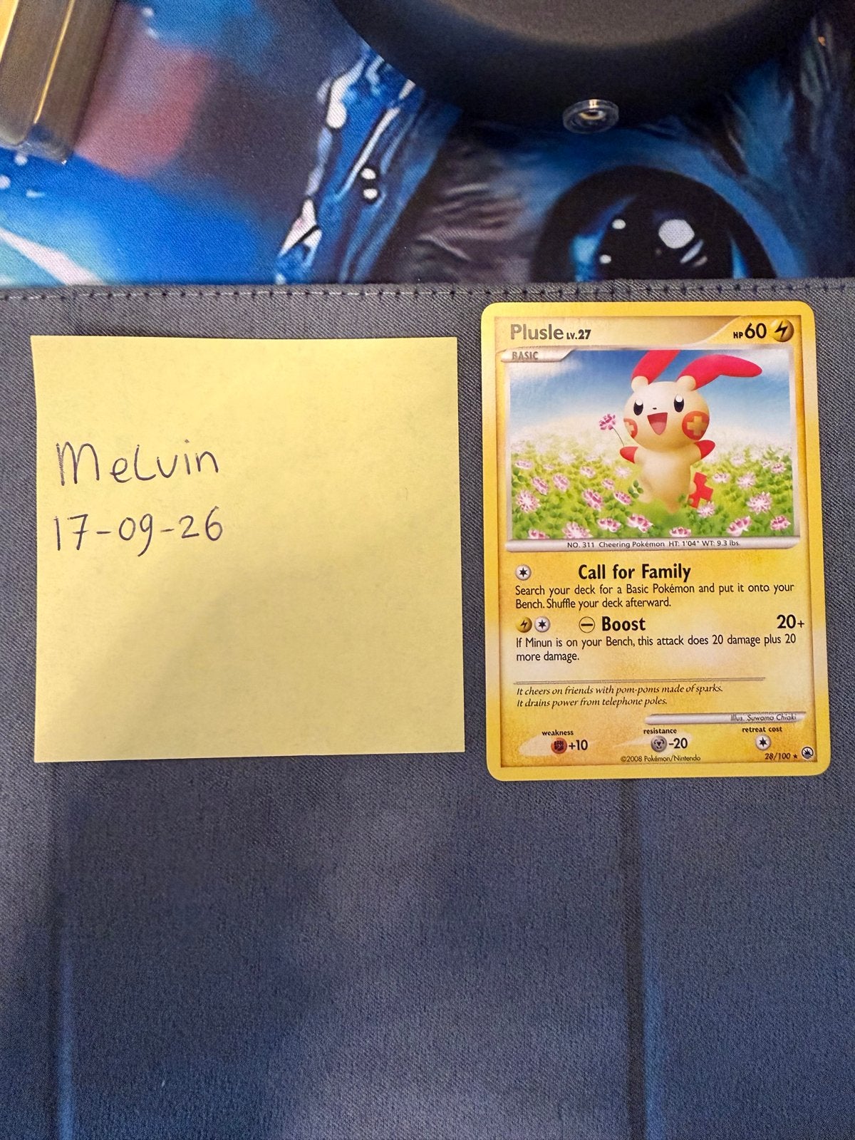 Plusle 28/100 Pokémon kaart - NM, Ophalen of Verzenden, Zo goed als nieuw, Losse kaart