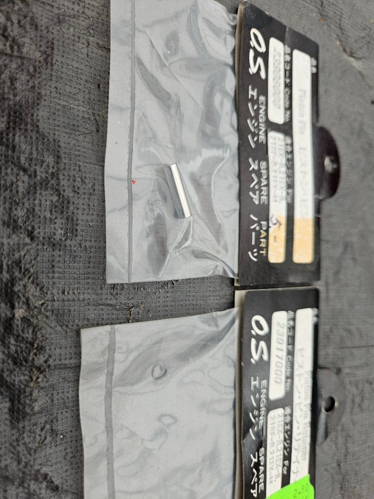 O.S. set piston pen + borgveren, Nieuw, Ophalen of Verzenden, Onderdeel, Nitro