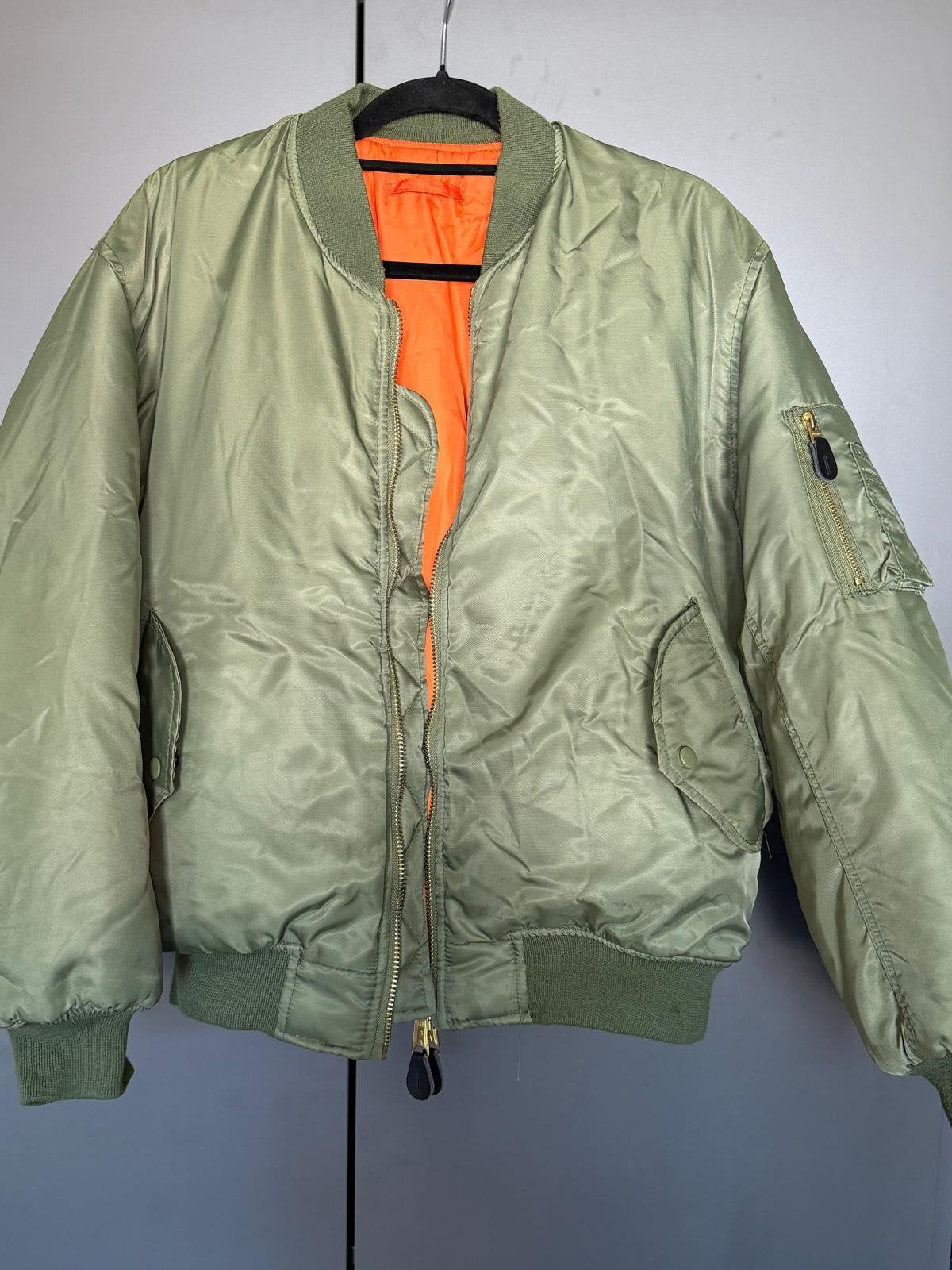 Groene bomberjas, Verzenden, Nieuw, Maat 48/50 (M), Groen