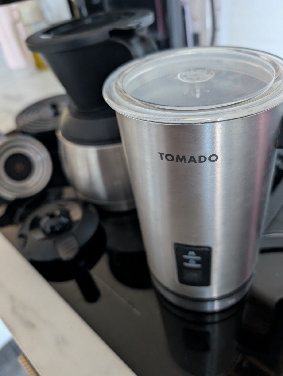 Senseo koffiezetapparaat met melkopschuimer, Koffiepads en cups, Gebruikt, 10 kopjes of meer, Koffiemachine
