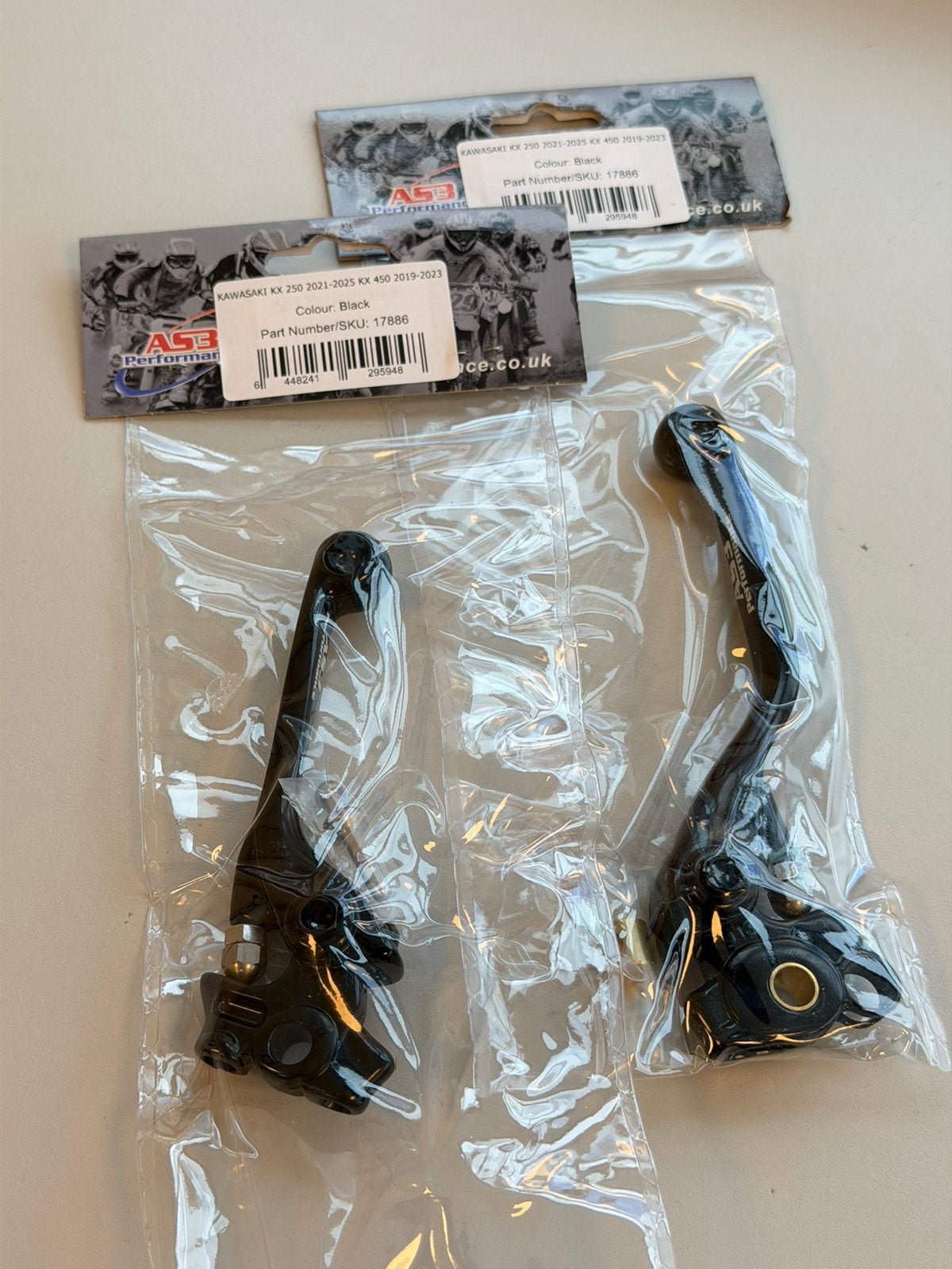 Kawasaki KX250 KX450 AS3 Gesmede Rem Koppelingshendels set, Ophalen of Verzenden, H, H, H