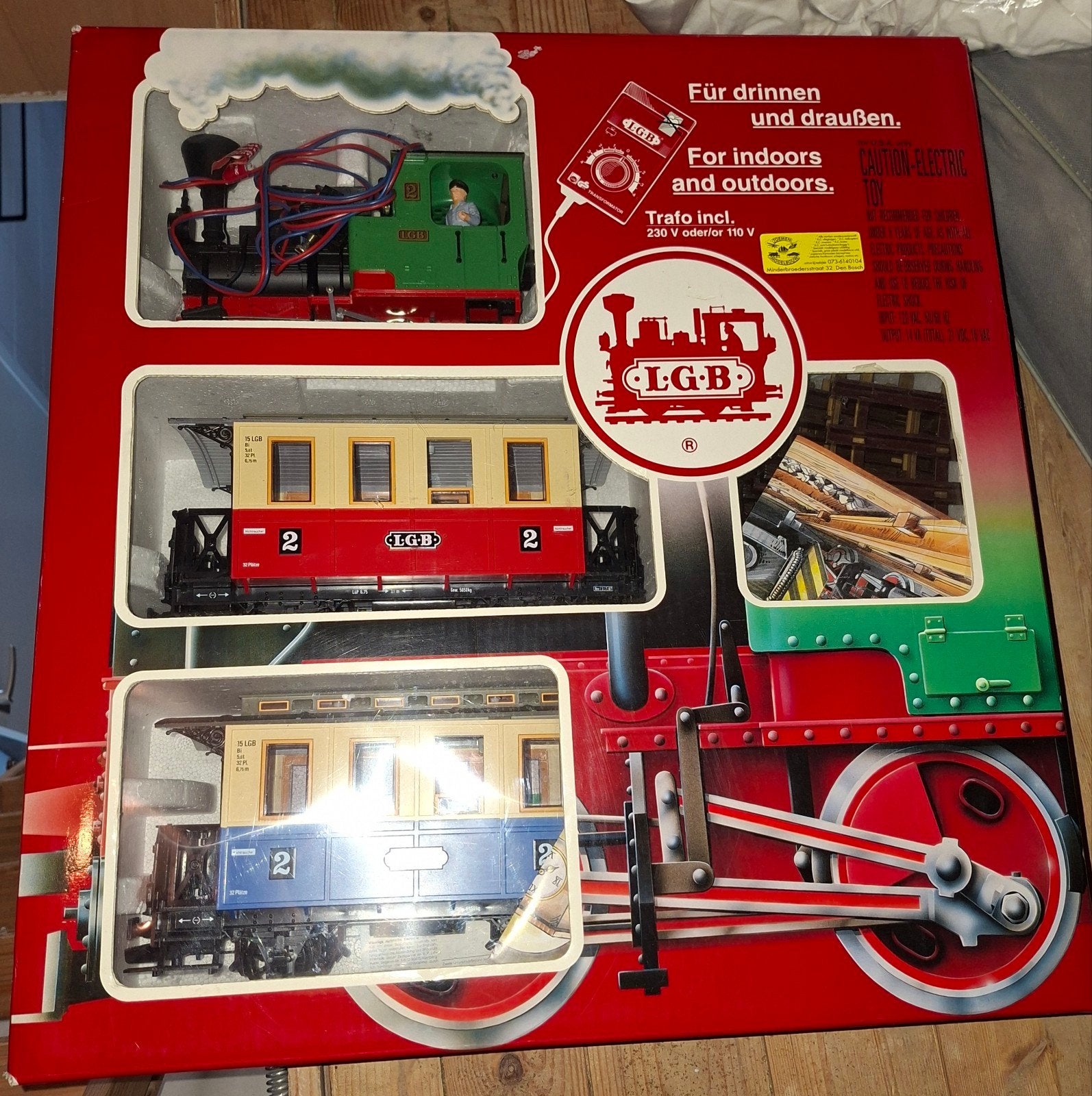 LGB Treinset met Locomotief en Wagons  Voor binnen en buiten, Ophalen