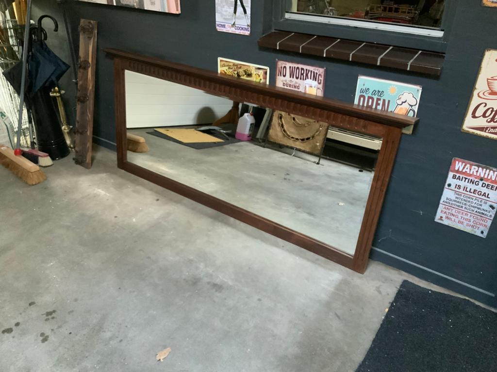 Mooie grote spiegel voor bar / mancave, Ophalen, Zo goed als nieuw