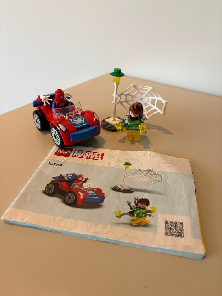 LEGO 10789 Spidey Auto achtervolging, Ophalen of Verzenden, Zo goed als nieuw, Complete set, Lego