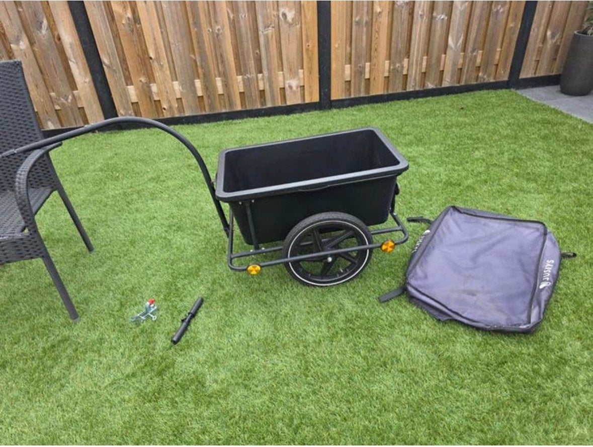 Fietskar Vissen Fiets Aanhanger, Ophalen, Zo goed als nieuw, Bagagekar