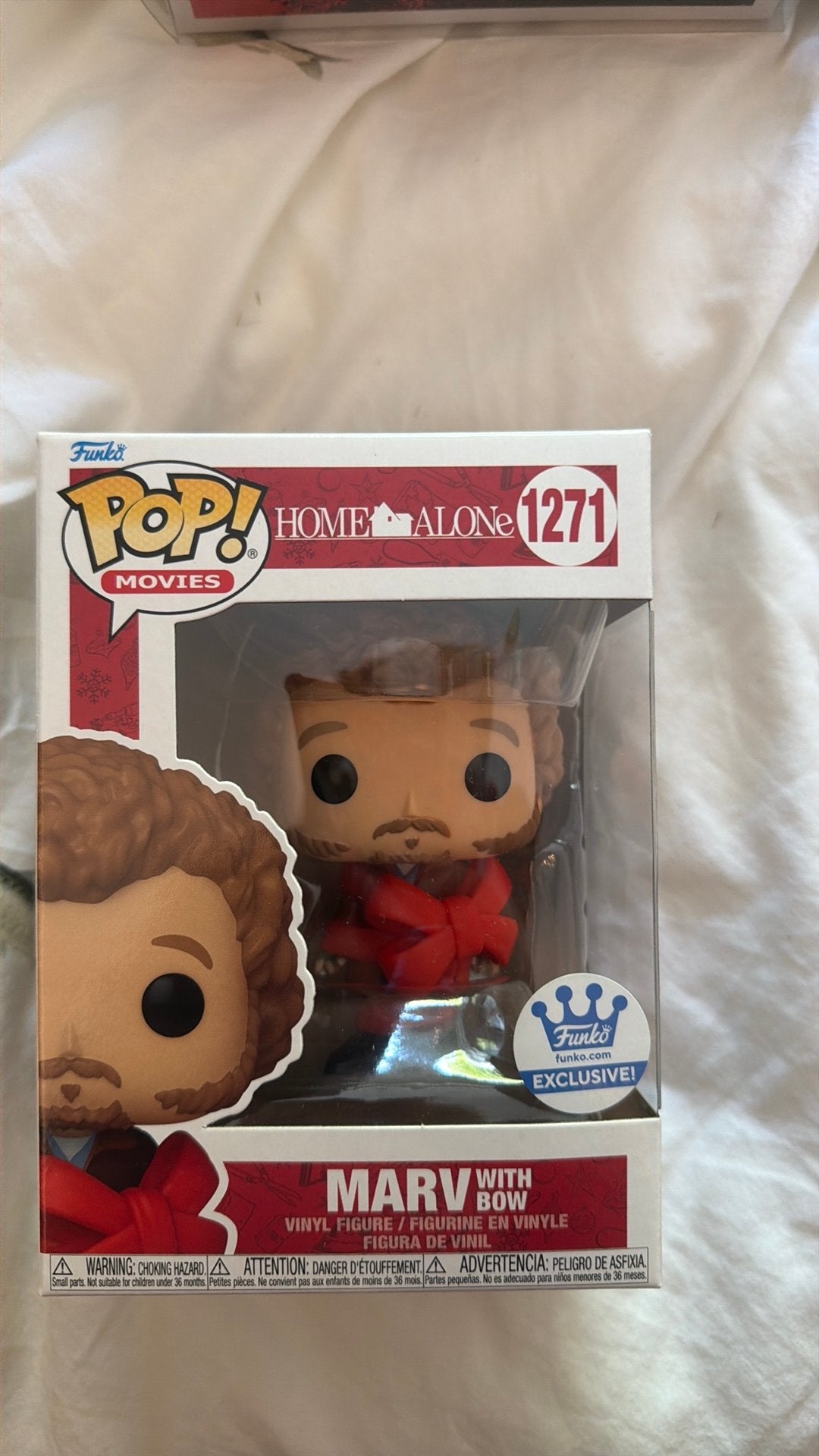Funko pop! Home alone Marv Exclusive, Ophalen of Verzenden, Zo goed als nieuw