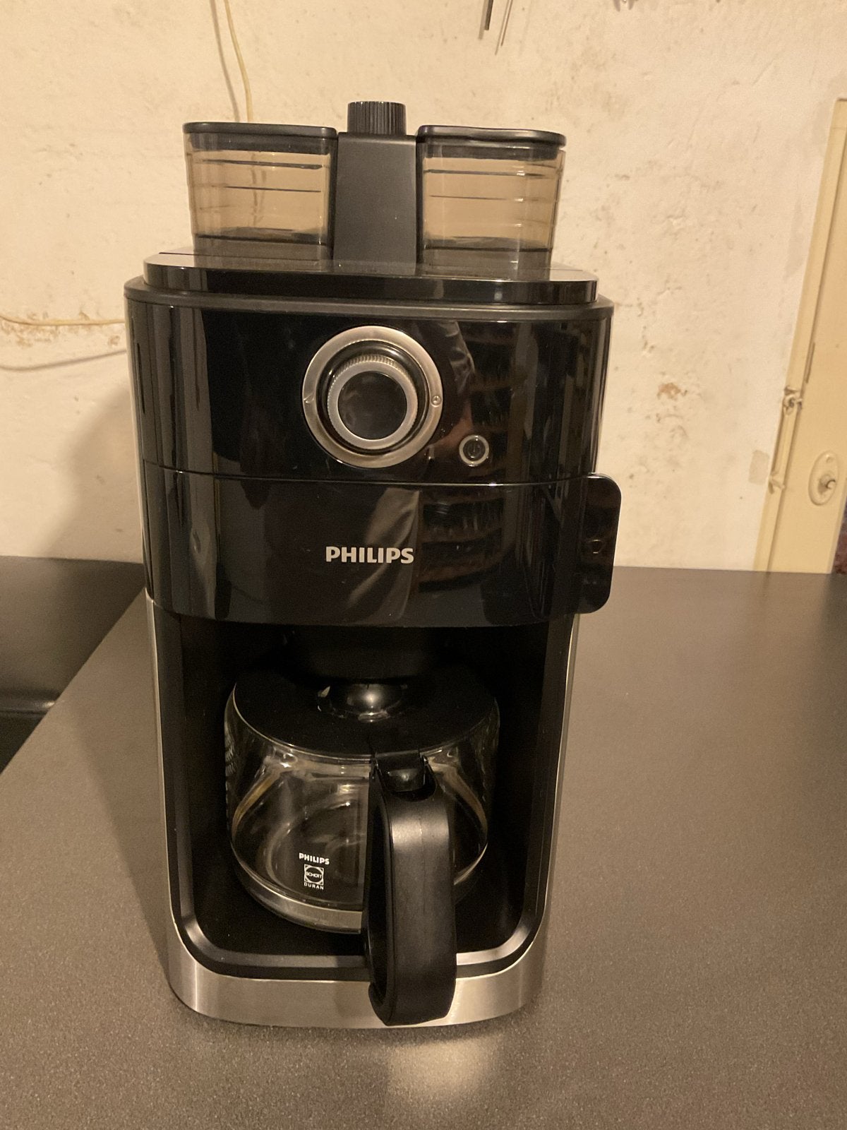 Philips Koffiezetapparaat met ingebouwde bonenmaler HD7762, Gebruikt, 10 kopjes of meer, Koffiemachine, Koffiebonen