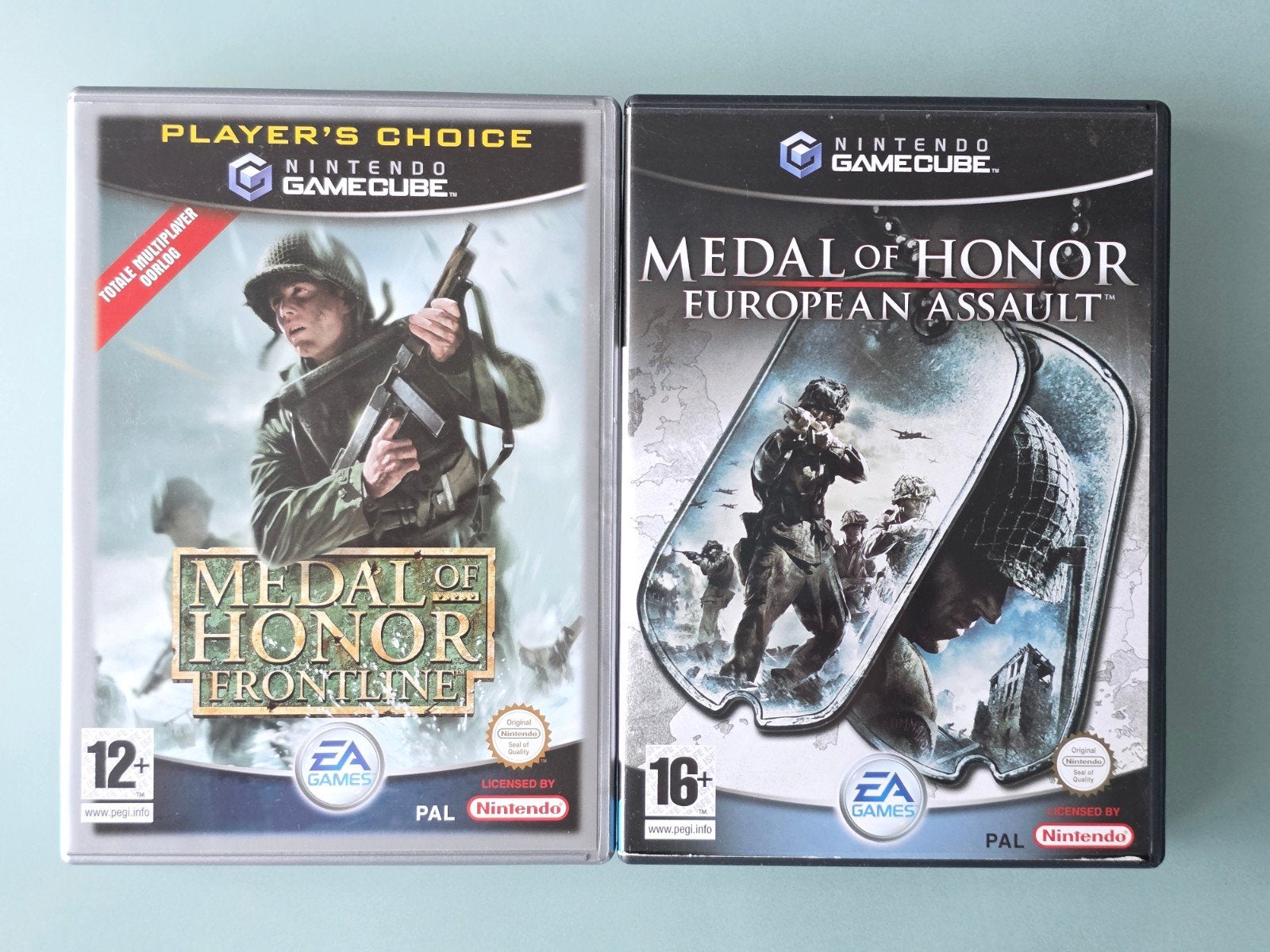 Medal of Honor Frontline & European Assault - GameCube, Gebruikt, Shooter, 1 speler, Ophalen of Verzenden