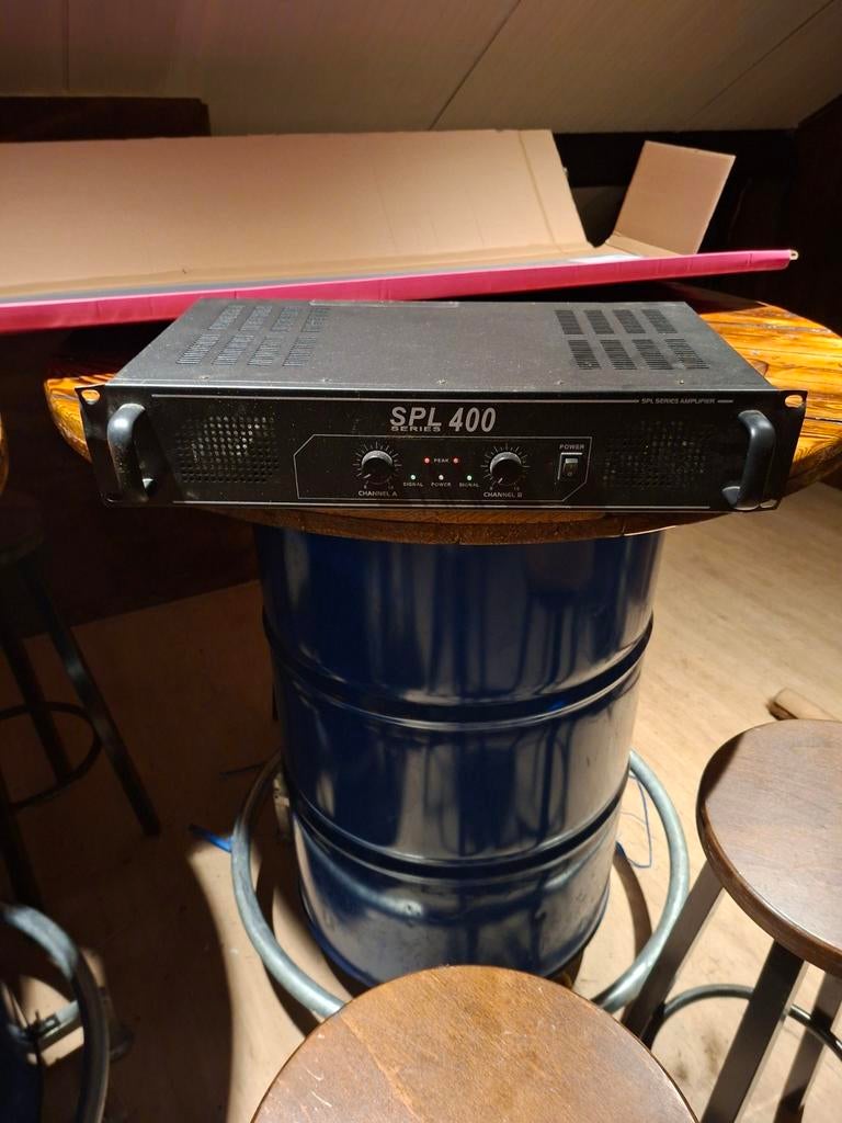 Skytec SPL 400 Versterker - Krachtig Geluid voor Feesten, Overige merken, Gebruikt, Ophalen of Verzenden, 120 watt of meer