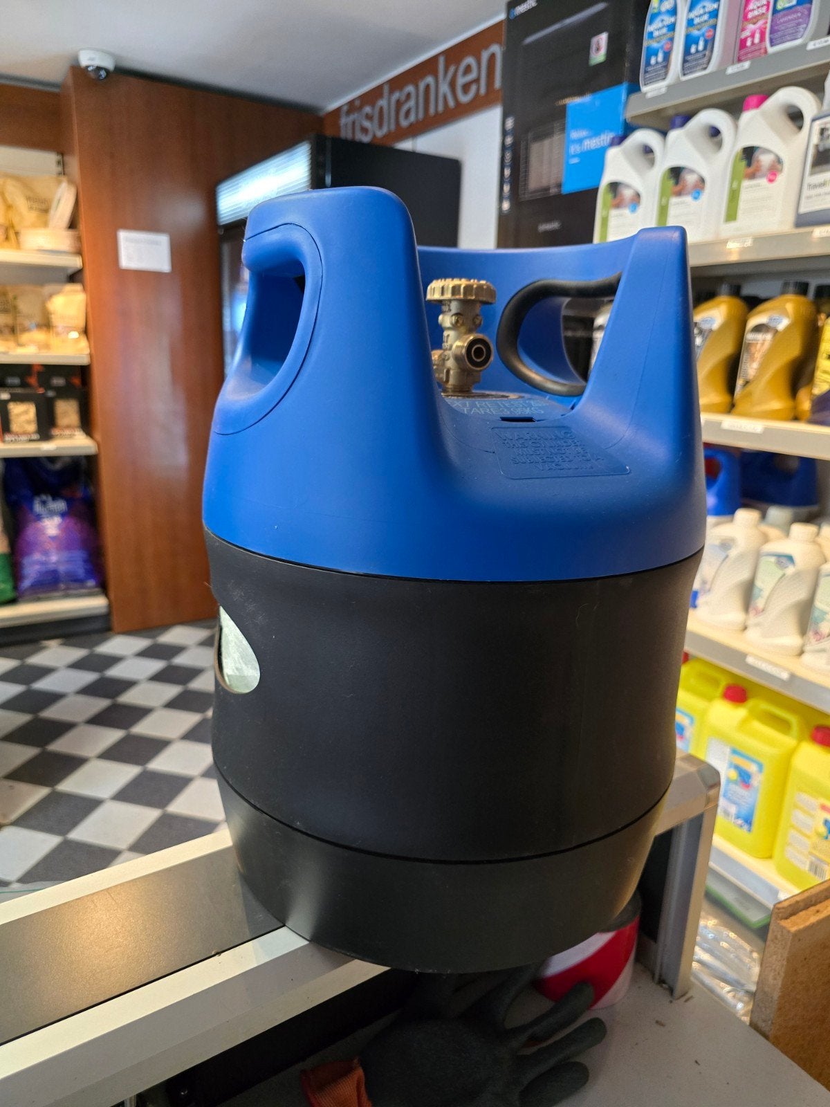 Kunststof gasfles 5 kg - Lichtgewicht en veilig, Ophalen of Verzenden, Nieuw