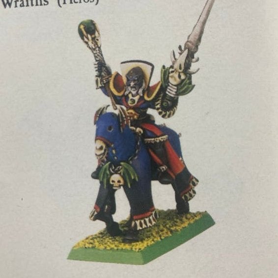 Warhammer mounted Necromancer, 2002 OOP, Ophalen of Verzenden, Gebruikt, Warhammer, Geverfd