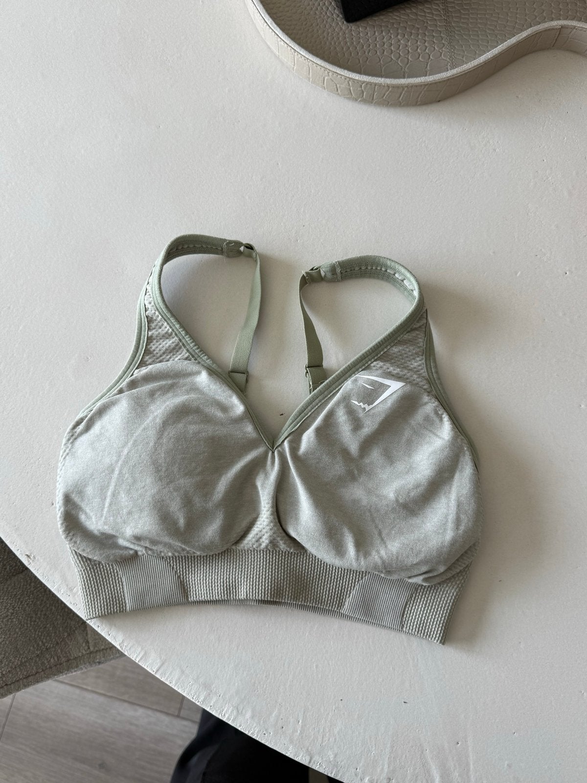 Gymshark sporttop maat S, Kleding | Dames, Ophalen of Verzenden, Fitness of Aerobics, Maat 36 (S), Gedragen