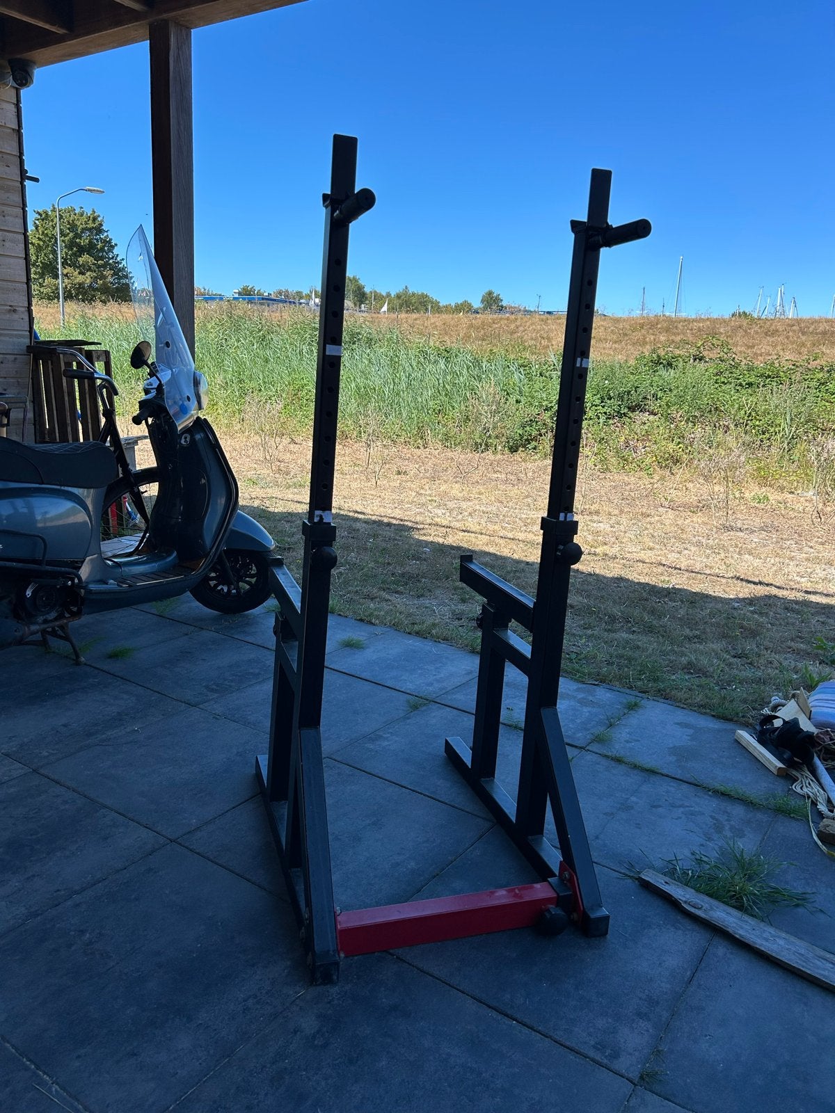 Powermark Squat Rack Dip Station Bankdruk, Sport en Fitness, Fitnessmaterialen, Ophalen, Gebruikt, Borst, Overige typen