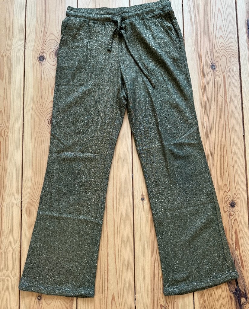 Broek Jane Lushka - Koper Groen Goud - Small / maat 36, Ophalen of Verzenden, Zo goed als nieuw, Jane Lushka, Maat 36 (S)