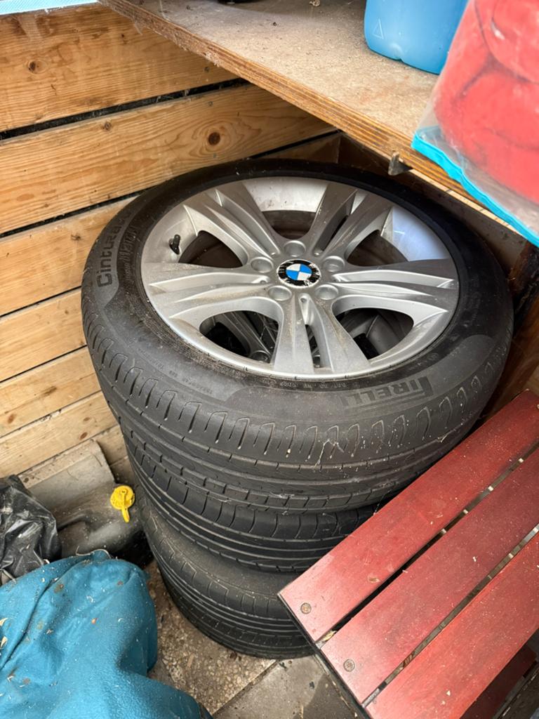 Originele BMW 3 4 serie 5x120 velgen met zomerbanden, Ophalen of Verzenden, Zomerbanden, Banden en Velgen