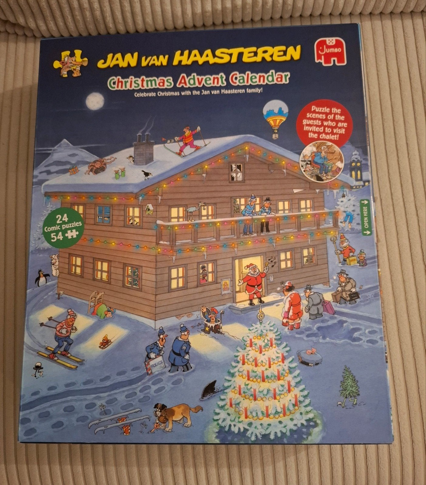 Jan van Haasteren Adventskalender 2025, Ophalen of Verzenden, 500 t/m 1500 stukjes, Zo goed als nieuw, Legpuzzel