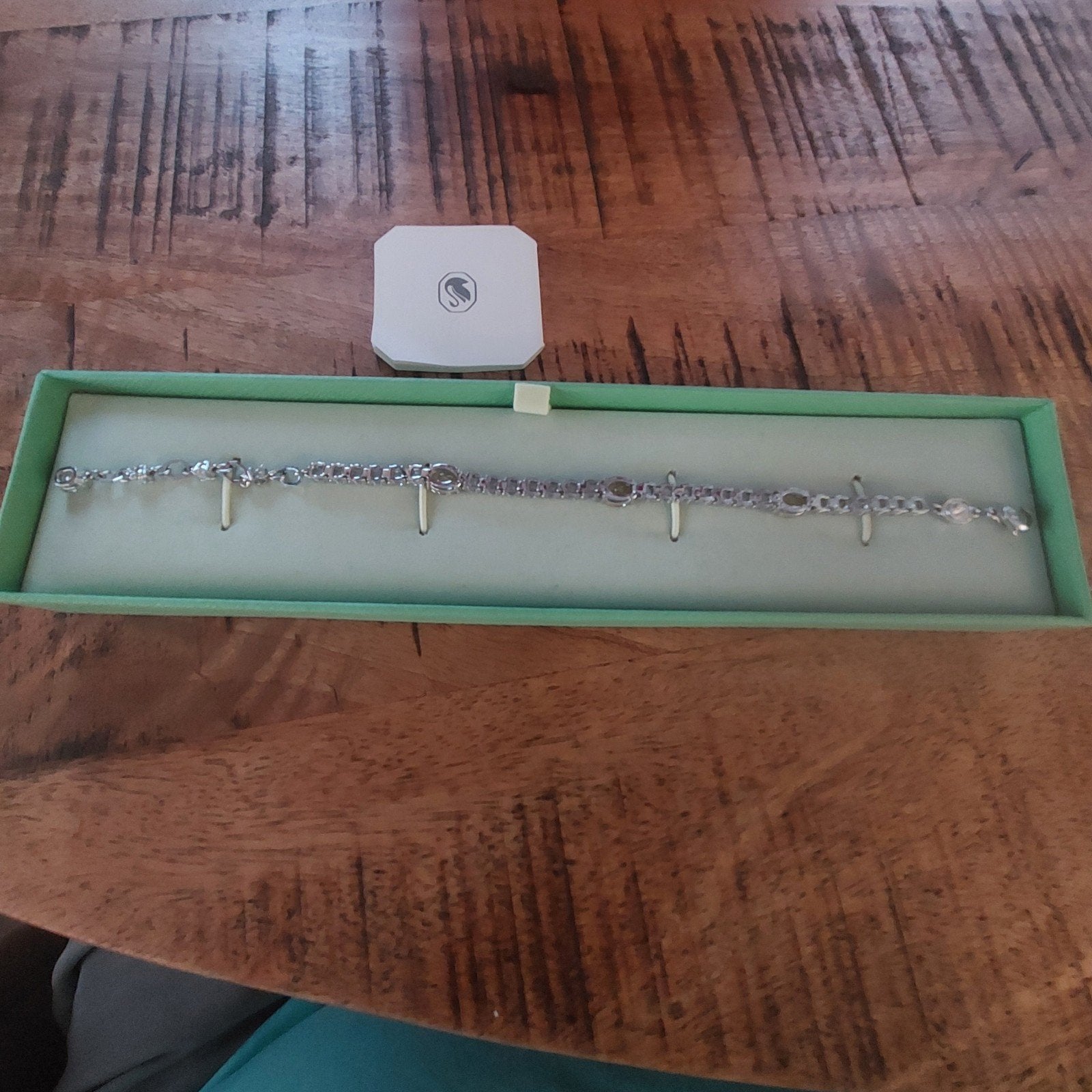 swarovski, Ophalen of Verzenden, Zo goed als nieuw, Zilver, Zilver