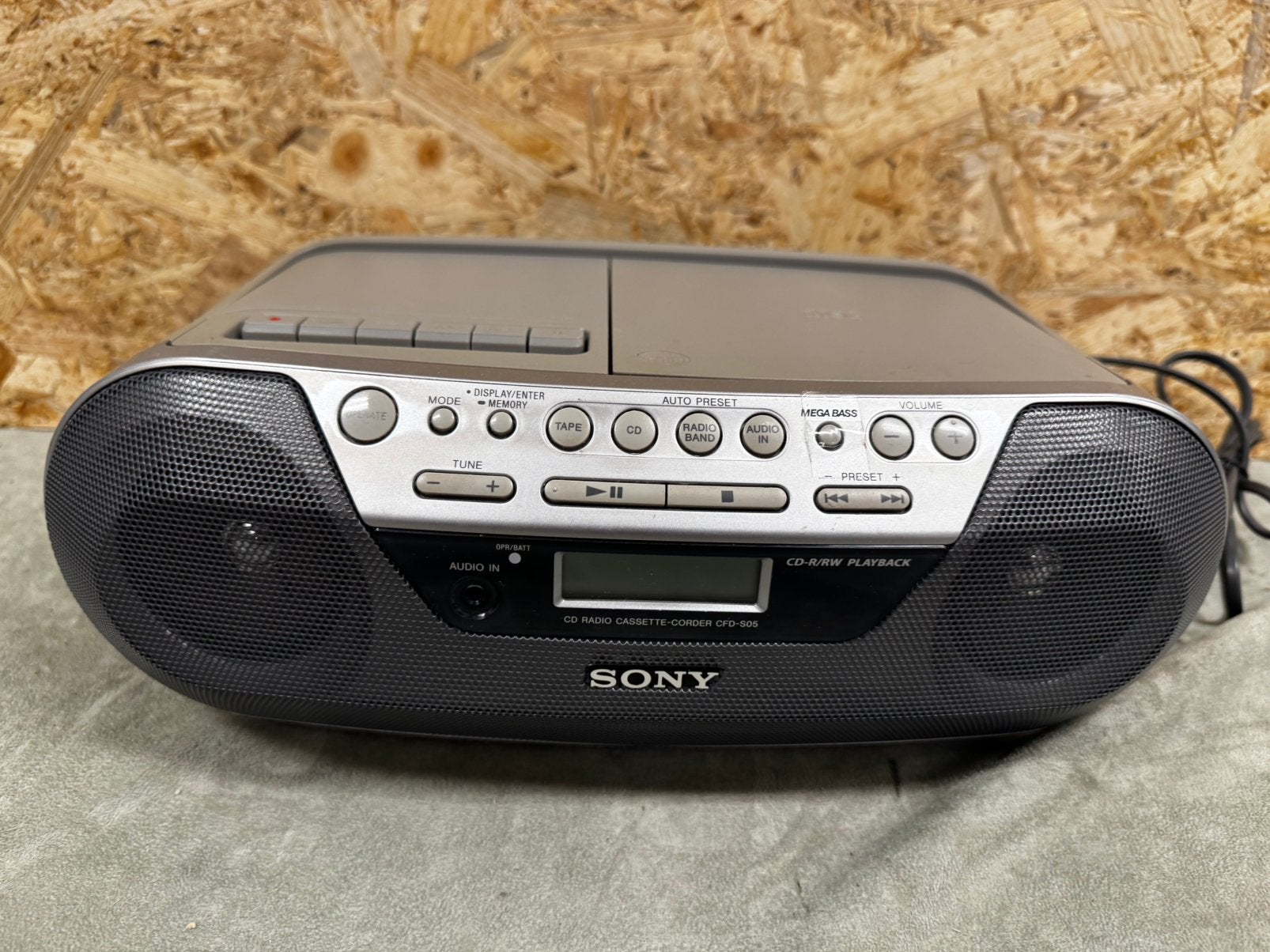 Sony CFD-S05 Boombox – Radio, CD-speler & Cassettedeck -ReK4, Gebruikt, Ophalen of Verzenden, X, Radio