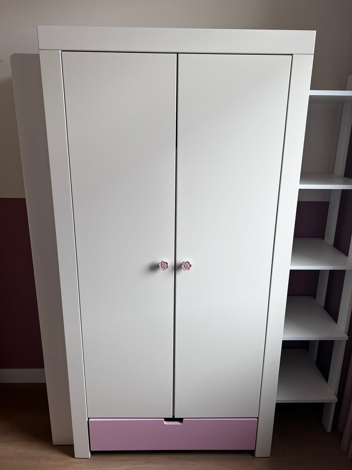 Bopita kinderkast met boekenwand, zij-rek en wandplank, Kast, 50 tot 70 cm, 105 cm of meer, Ophalen of Verzenden