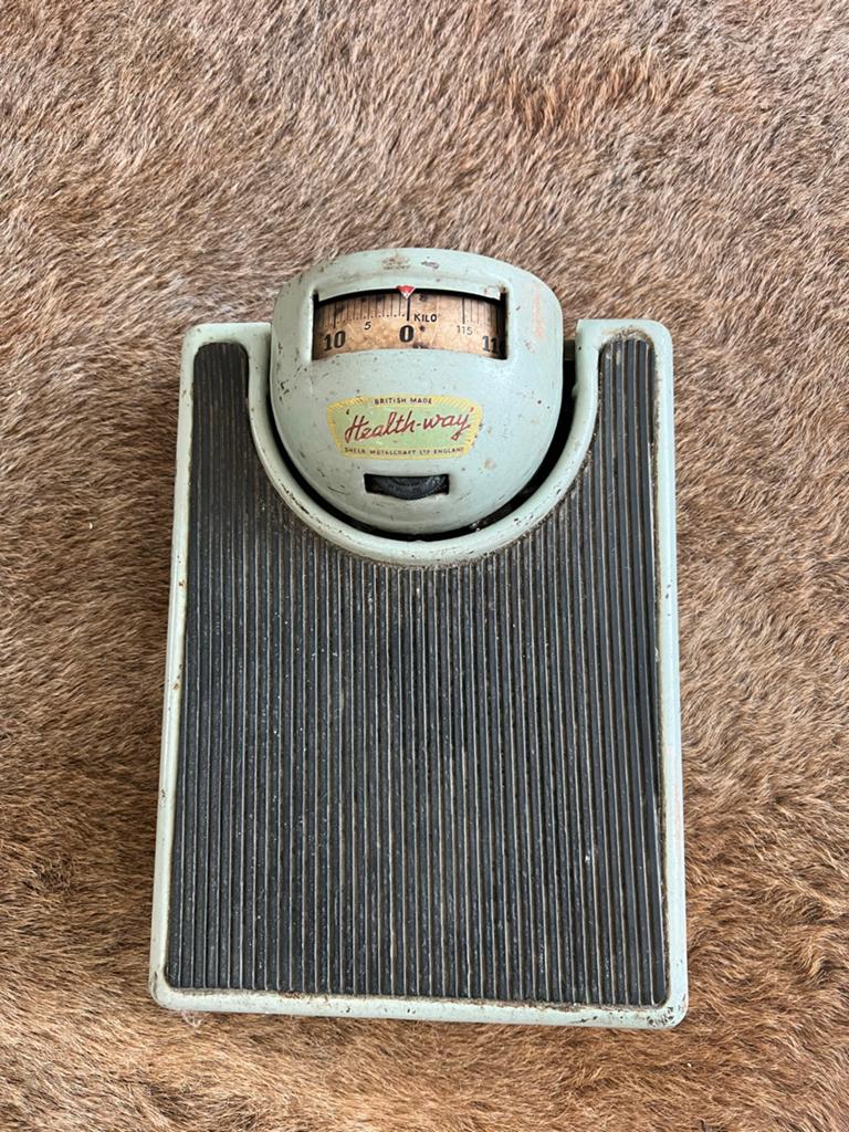 Vintage Health-way Personenweegschaal - Brits gemaakt, Ophalen of Verzenden
