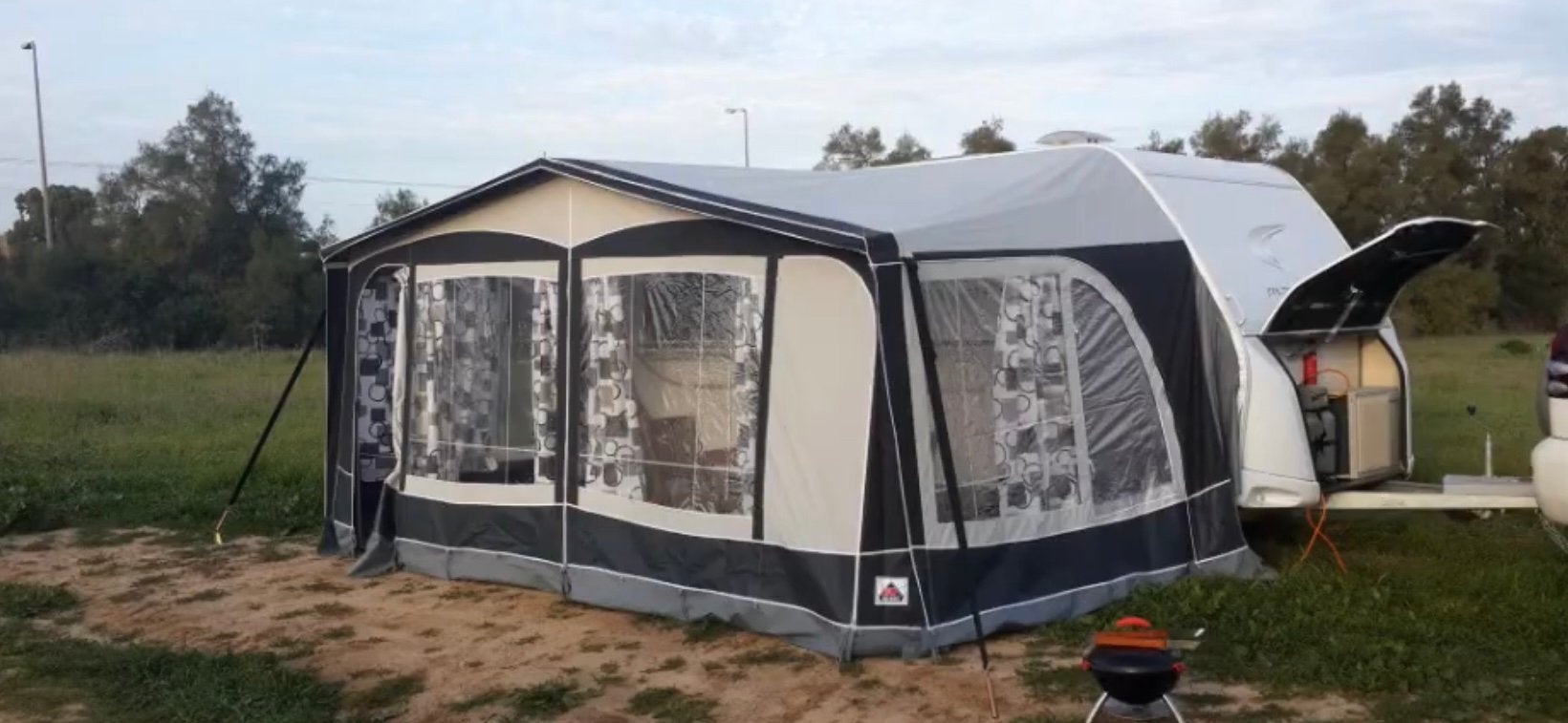 Doréma Multi Nova Excellence Voortent Maat 11 (900-925 cm), Ophalen, Zo goed als nieuw, Ten Cate All Season 240g/m2, Dorema