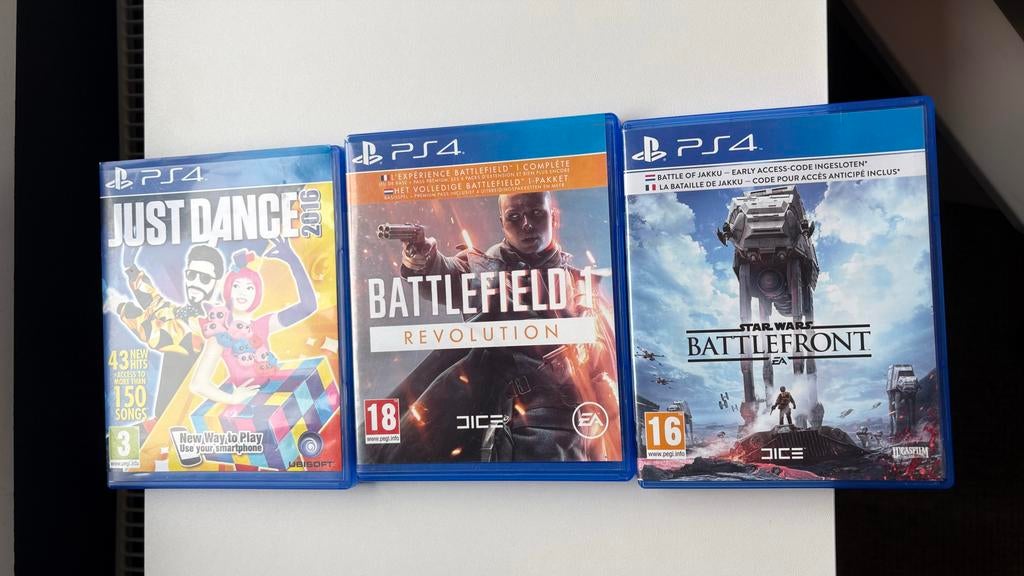 3 PS4 spellen, Spelcomputers en Games, Games | Sony PlayStation 4, Gebruikt, Vanaf 18 jaar, Verzenden, Overige genres