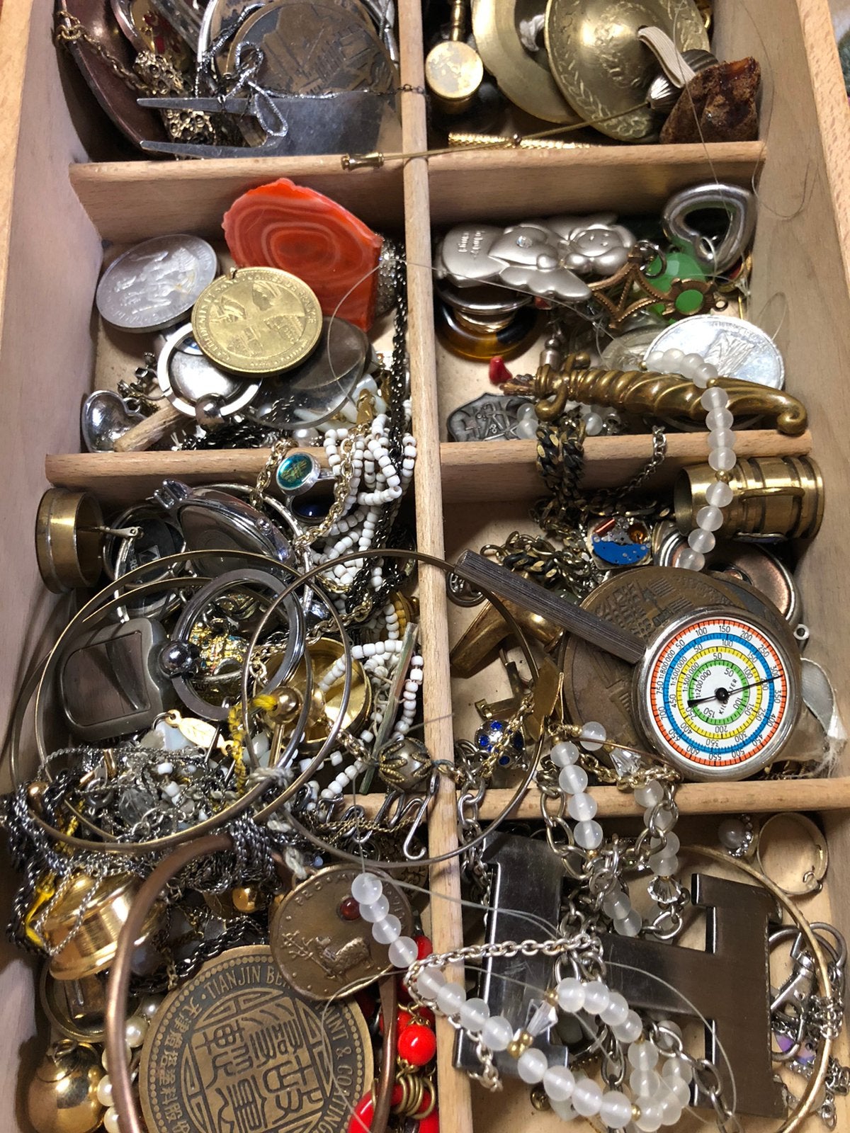 Doosje sieraden en veel meer, Ophalen of Verzenden, Overige materialen