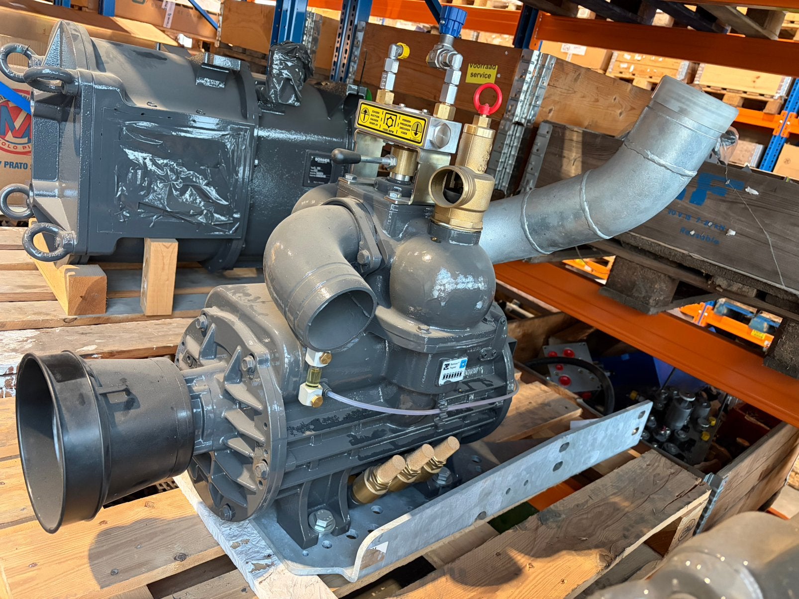 BP 13500 vacuumpomp, hydraulisch, Ophalen