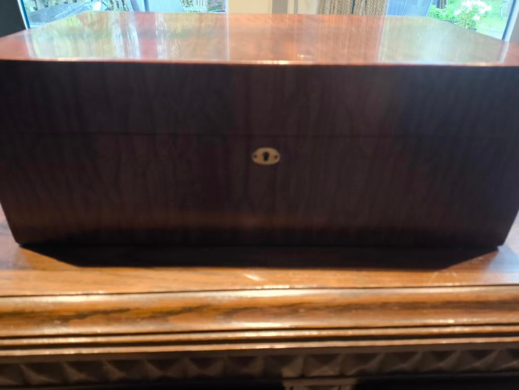 Brebbia Sigaren Humidor met Hygrolator, Ophalen of Verzenden, Zo goed als nieuw, Overige typen