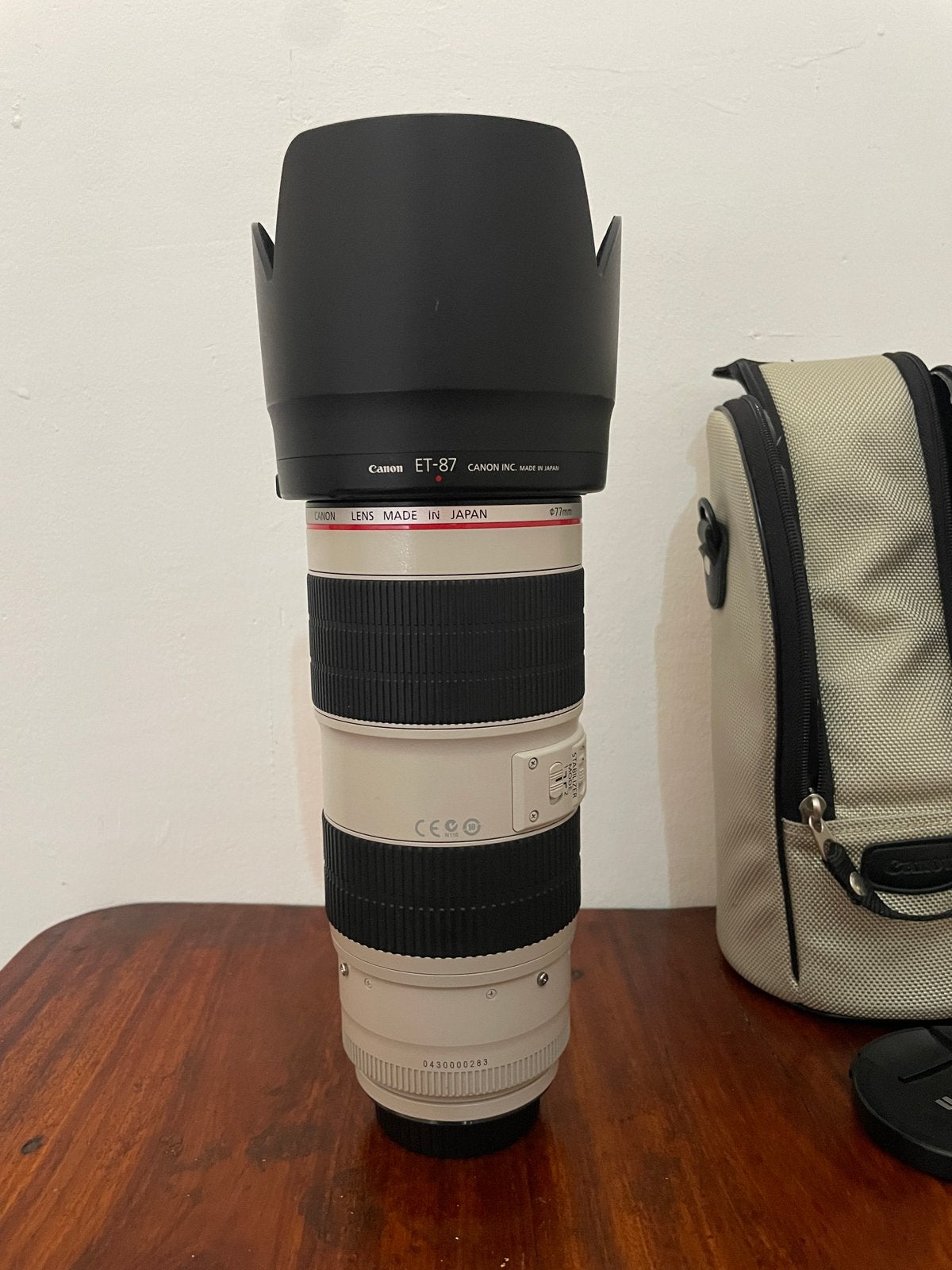 Canon EF 70-200mm f/2.8 L IS II USM Telelens, Canon, Autofocus, Zo goed als nieuw, Canon EF