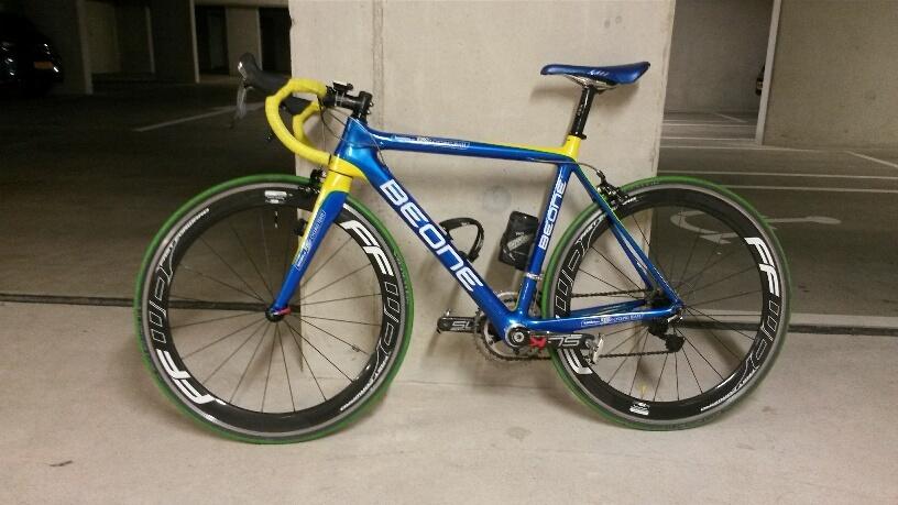 race  fiets  merk  be  one, 10 tot 15 versnellingen, Heren, Aluminium, 49 tot 53 cm