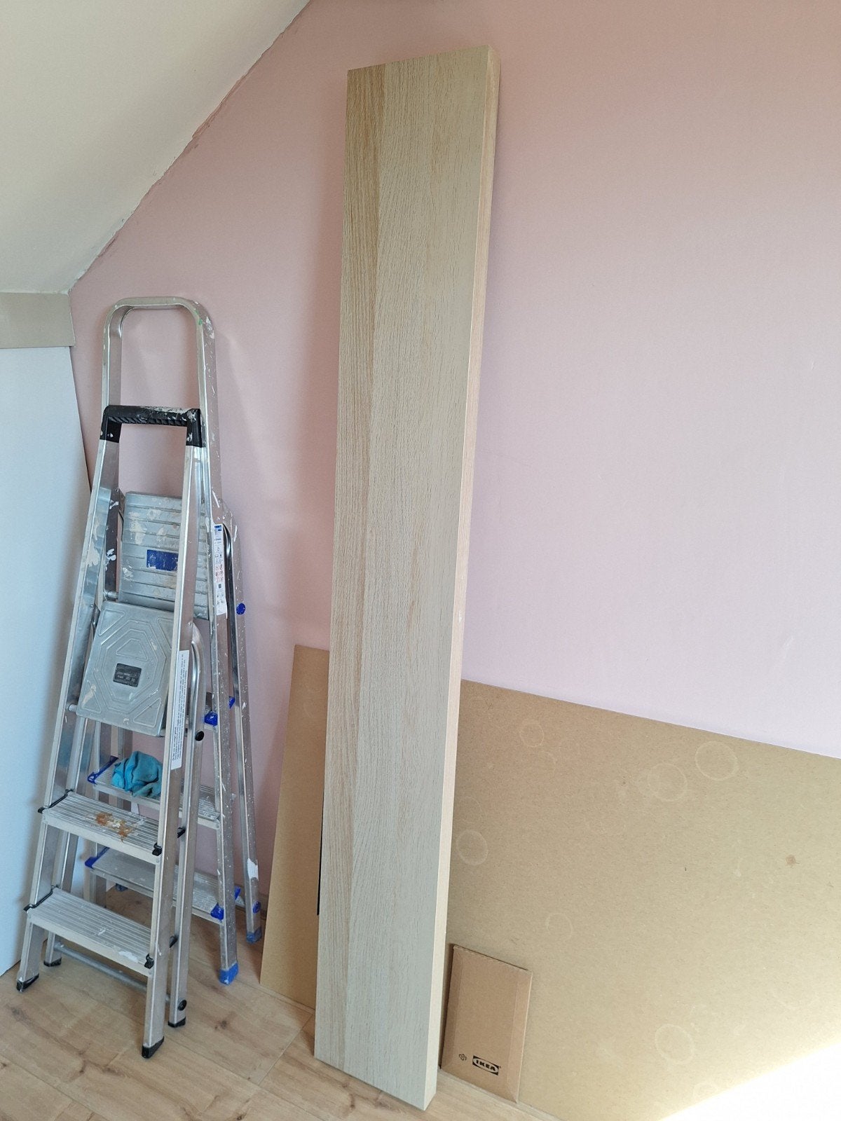 Ikea Lack Wandplank wit gelazuurd eikeneffect 190x26 cm, Huis en Inrichting, Ophalen, Zo goed als nieuw
