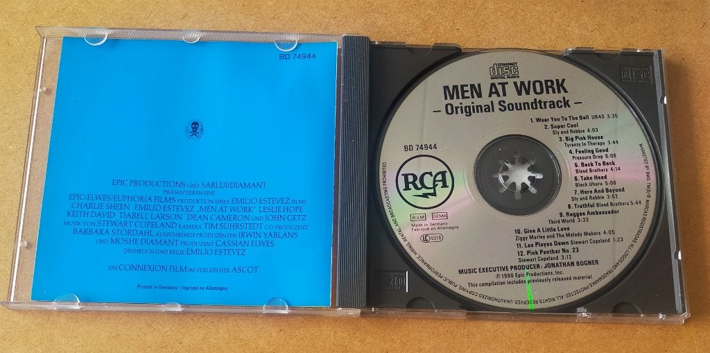 Men At Work Soundtrack CD 1990 Stewart Copeland, Ophalen of Verzenden, Gebruikt