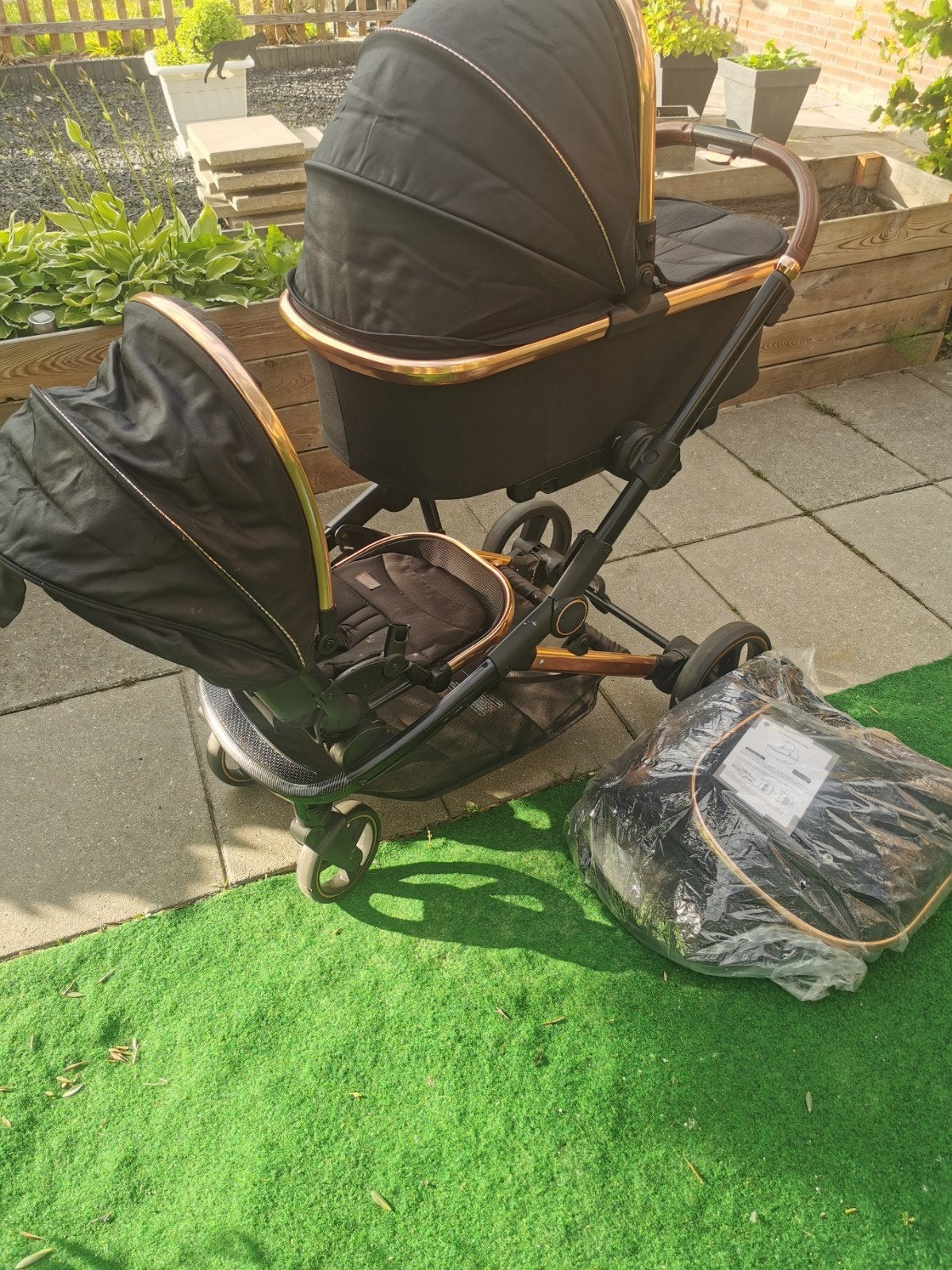 Trio Juna i-Size kinderwagen - Compleet en stijlvol, Overige merken, Gebruikt, Ophalen of Verzenden, Combiwagen