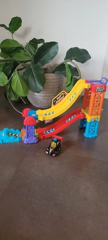 VTech Toet Toet Auto's 3-in-1 Racebaan / Extreme Schans, Ophalen of Verzenden, Zo goed als nieuw, 2 tot 4 jaar