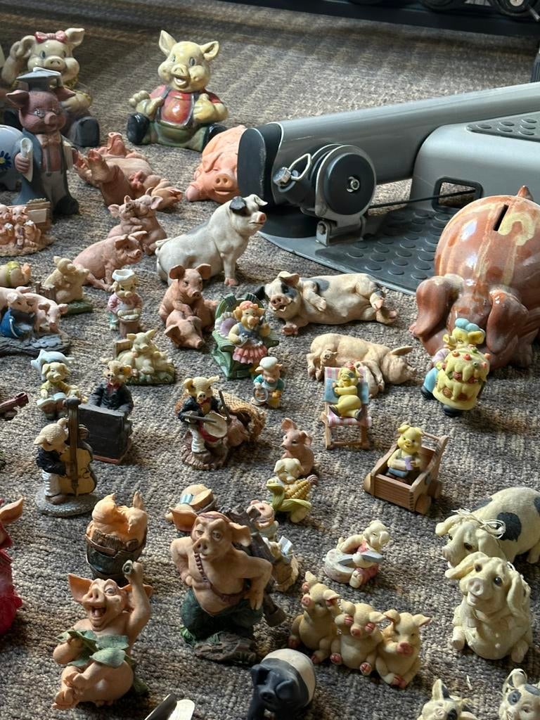 Verzameling Varkens, Verzamelen, Beelden en Beeldjes, Ophalen, Zo goed als nieuw, Dier
