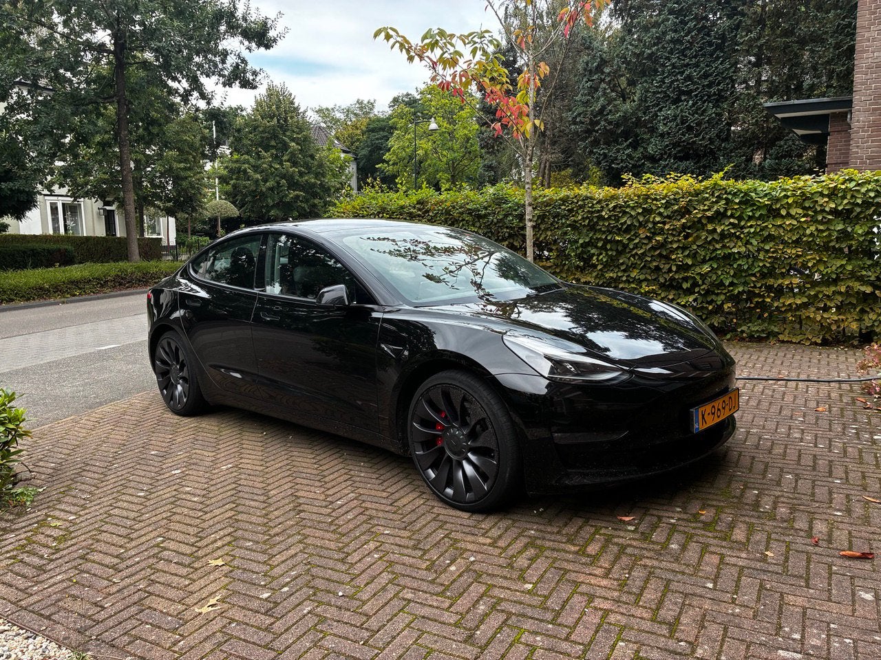 Tesla Model 3 Performance 2020 SOH 82%, Auto's, Automaat, Zwart, Zwart, Origineel Nederlands