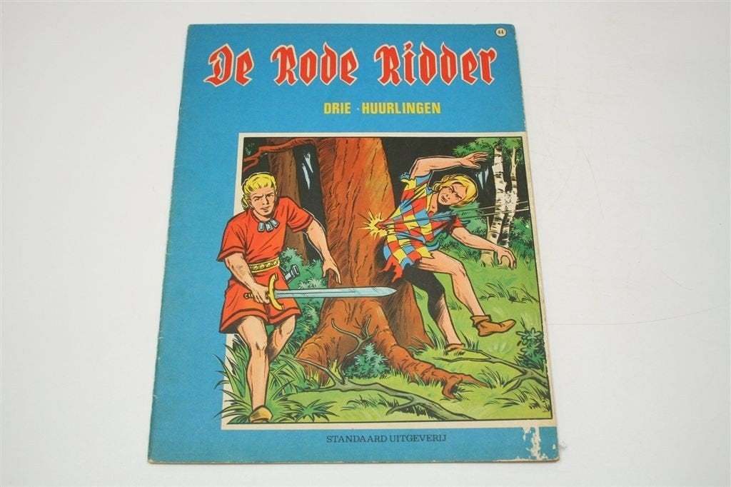 De Rode Ridder, 3 Huurlingen — Vandersteen — 1e druk 1969, Eén stripboek, Ophalen of Verzenden, Gelezen