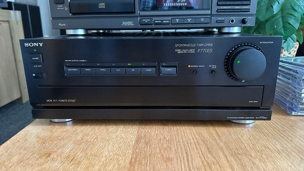 SONY  TA-F770 es, Gebruikt, Ophalen of Verzenden, 60 tot 120 watt, Sony