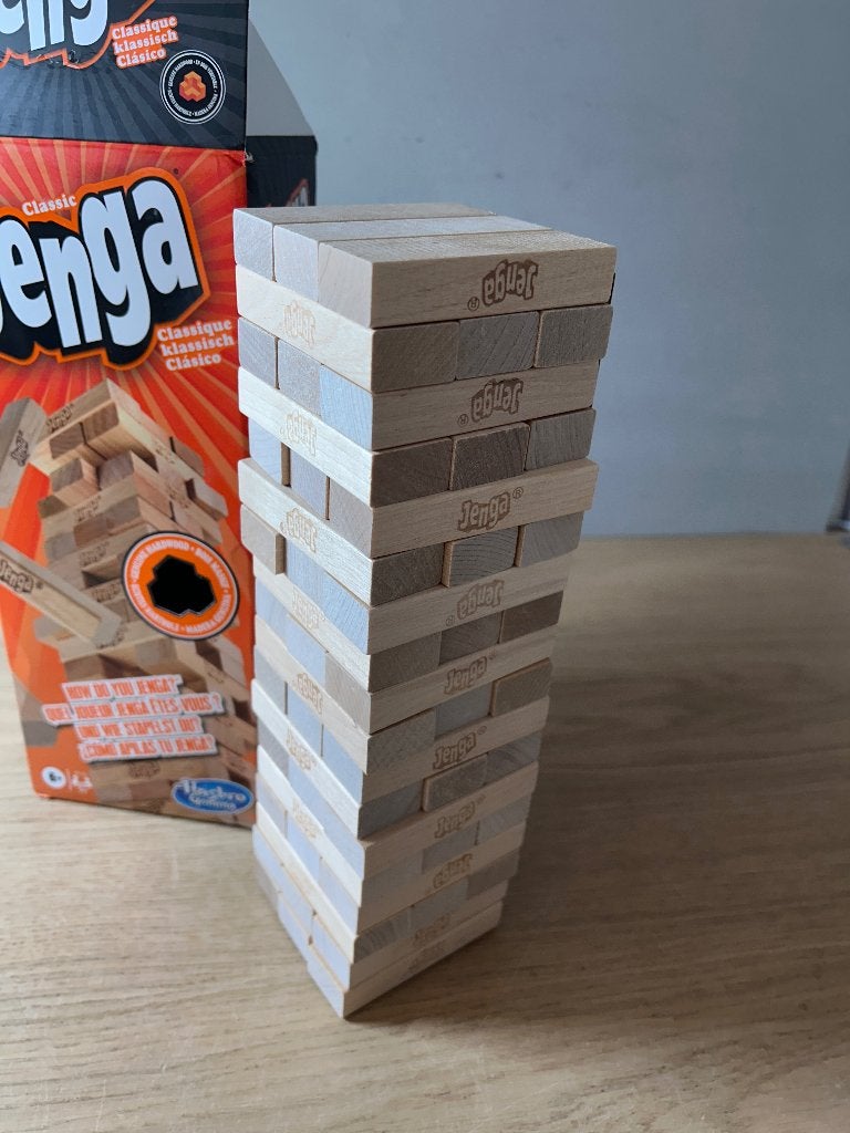 Jenga | Hasbro, Ophalen of Verzenden, Zo goed als nieuw