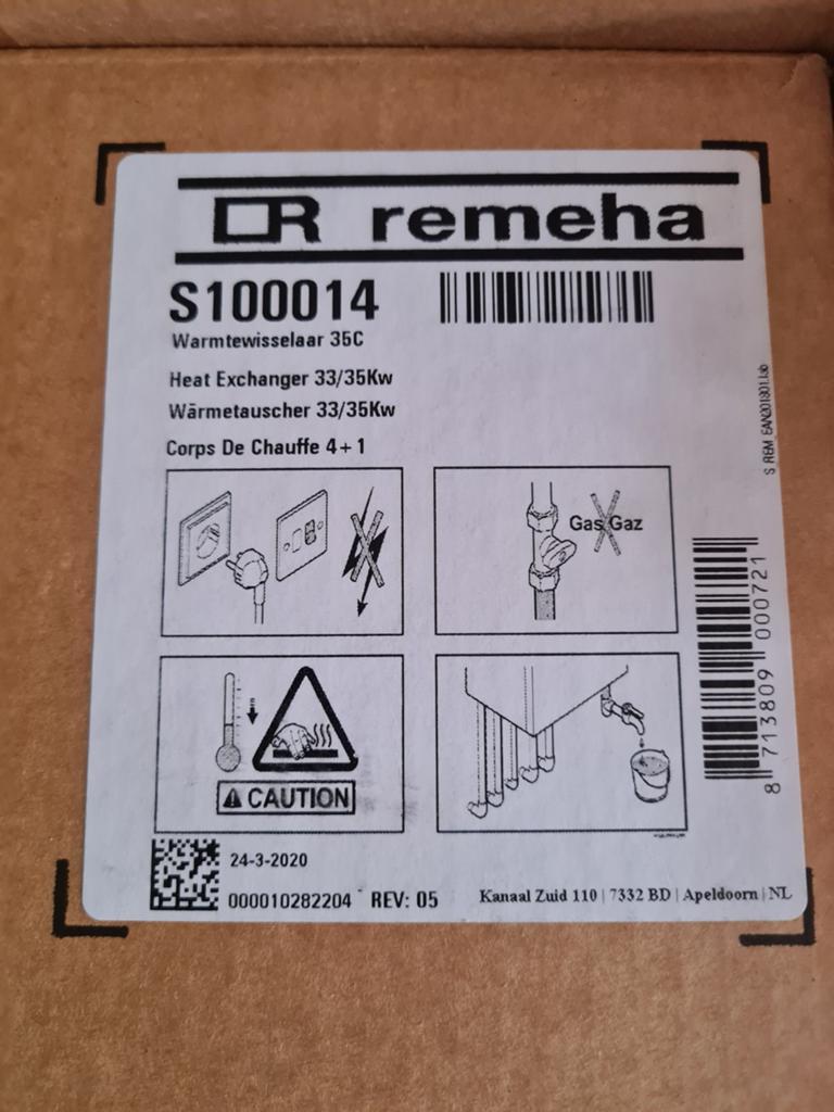 Warmtewisselaars cv ketels nieuw, remeha, nefit, vaillant, Doe-het-zelf en Verbouw, Verwarming en Radiatoren, Minder dan 30 cm