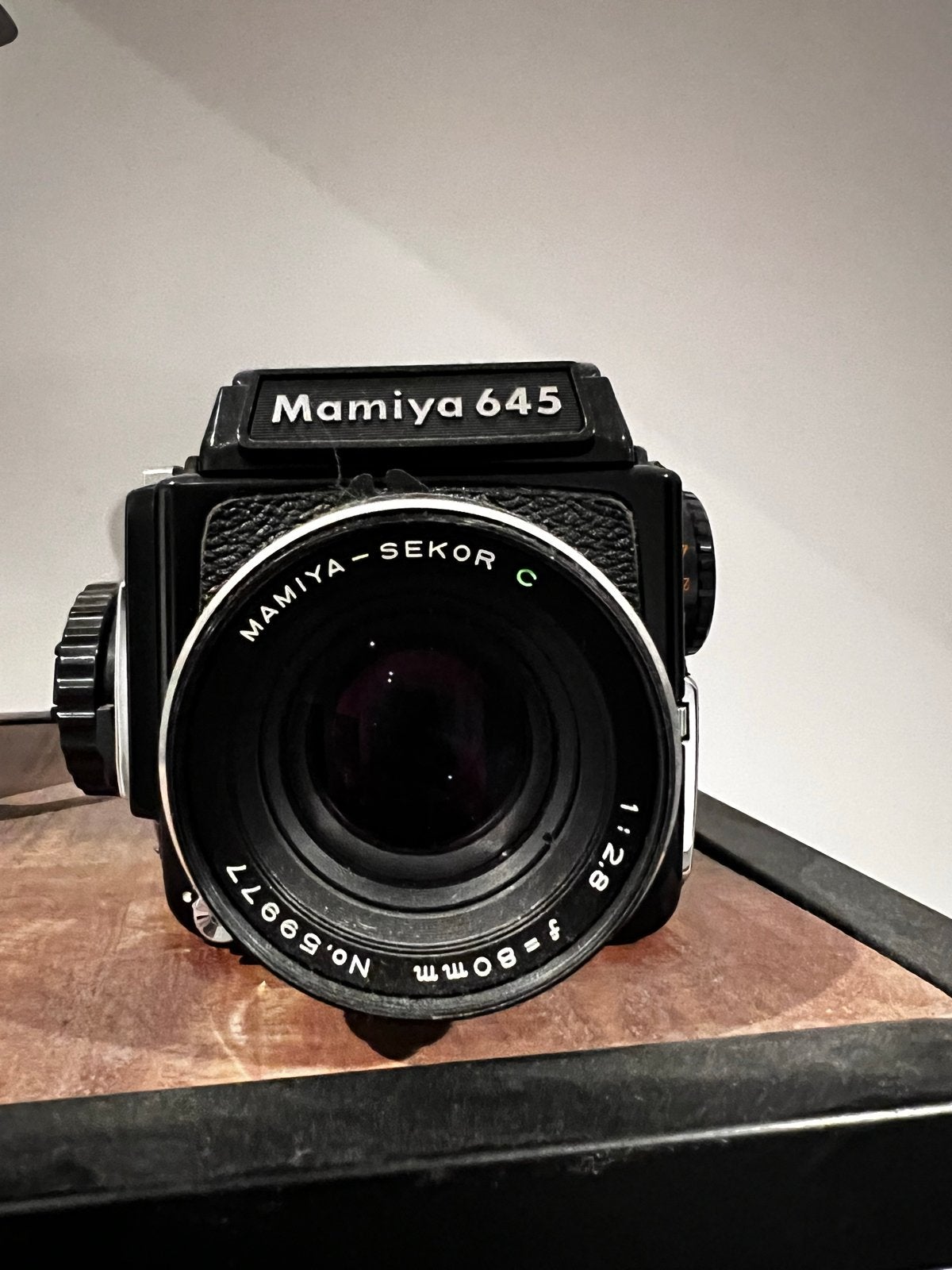 Mamiya 645 Medium Formaat Camera met Sekor C 80mm f/2.8 Lens, Ophalen of Verzenden, Gebruikt, Spiegelreflex, Overige Merken