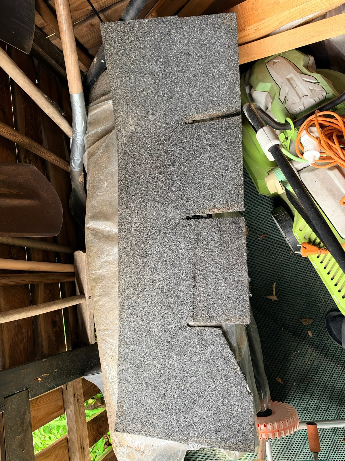 Zelfklevende bitumen dakshingles, circa 18m2, Ophalen, Overige materialen, Zwart, Nieuw
