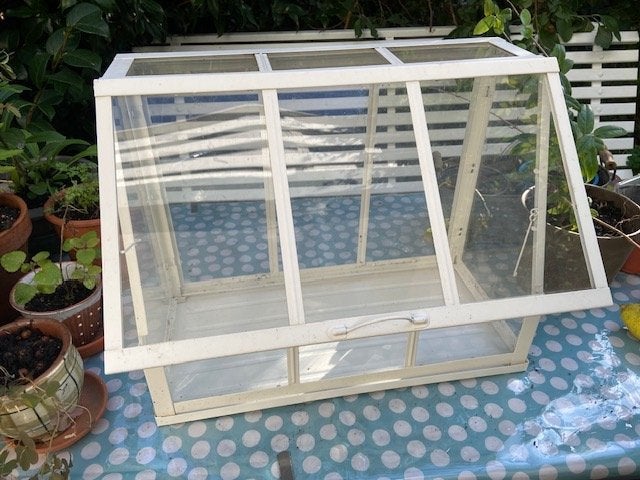 IKEA wit plantenkas plantenkasje, Tuin en Terras, Ophalen of Verzenden, Zo goed als nieuw, Kweekbak